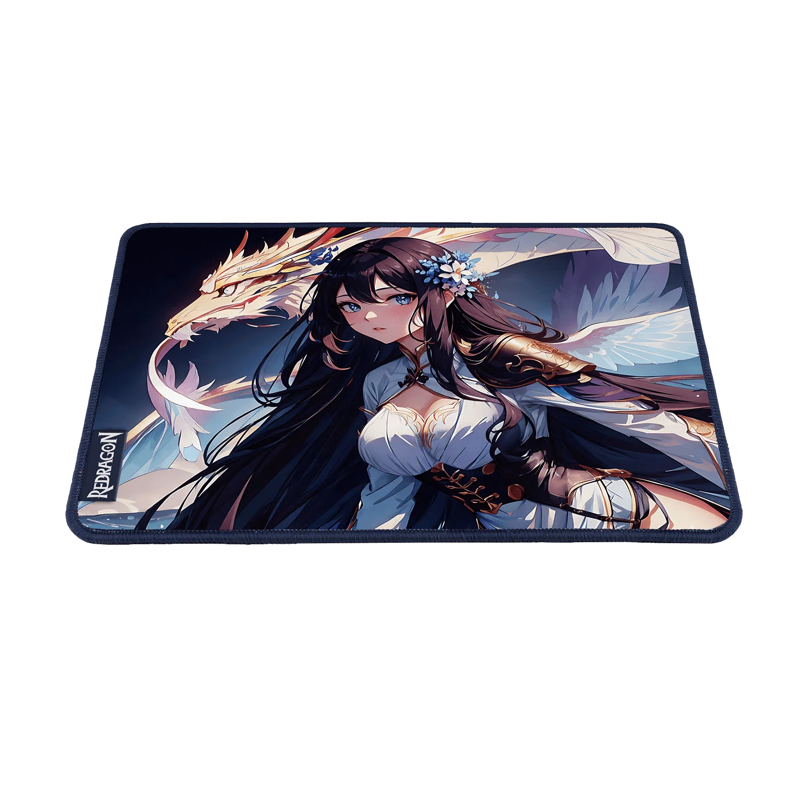 P046 Anime Blue Gaming Mouse Pad/Desk Mat - Image 15