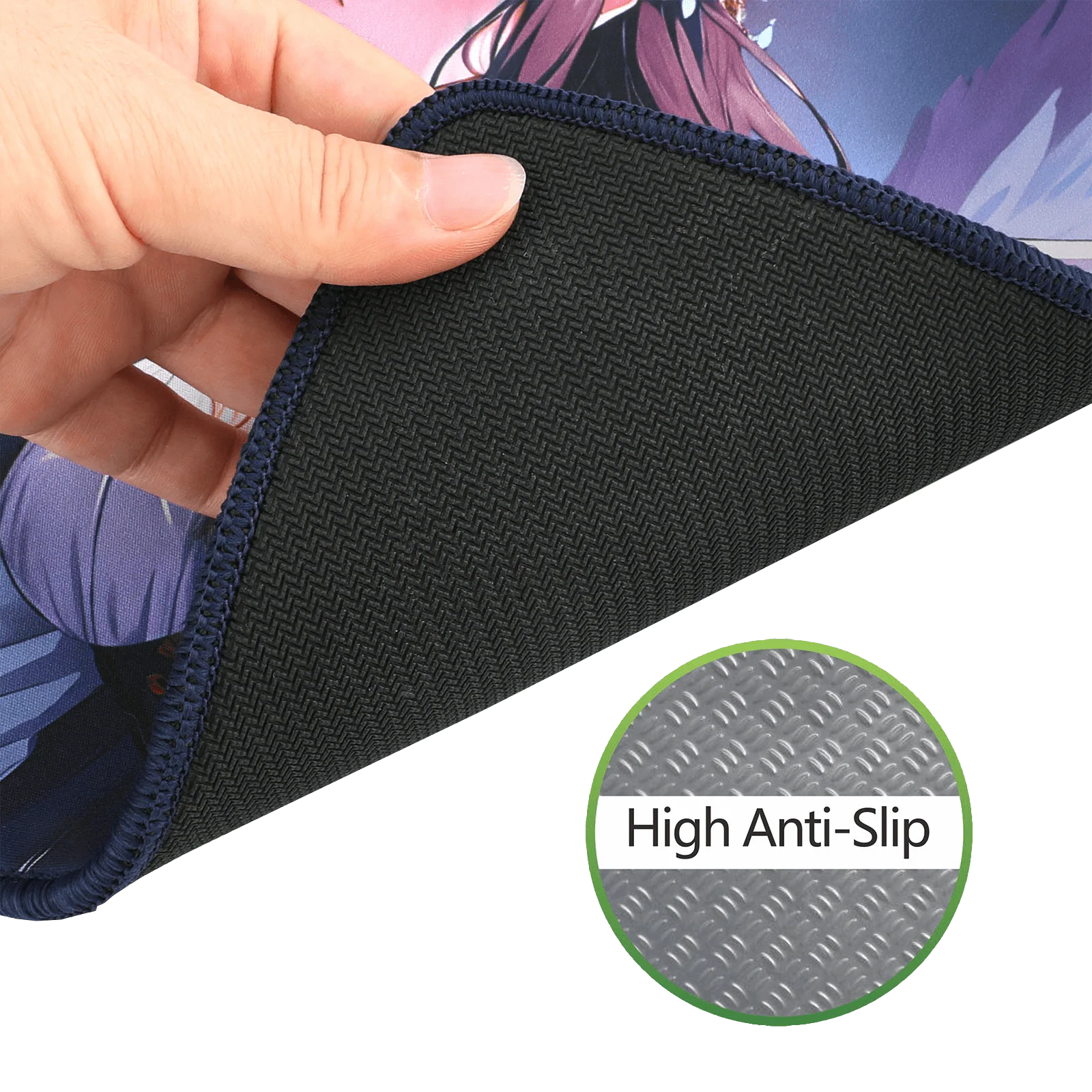 P046 Anime Blue Gaming Mouse Pad/Desk Mat - Image 18