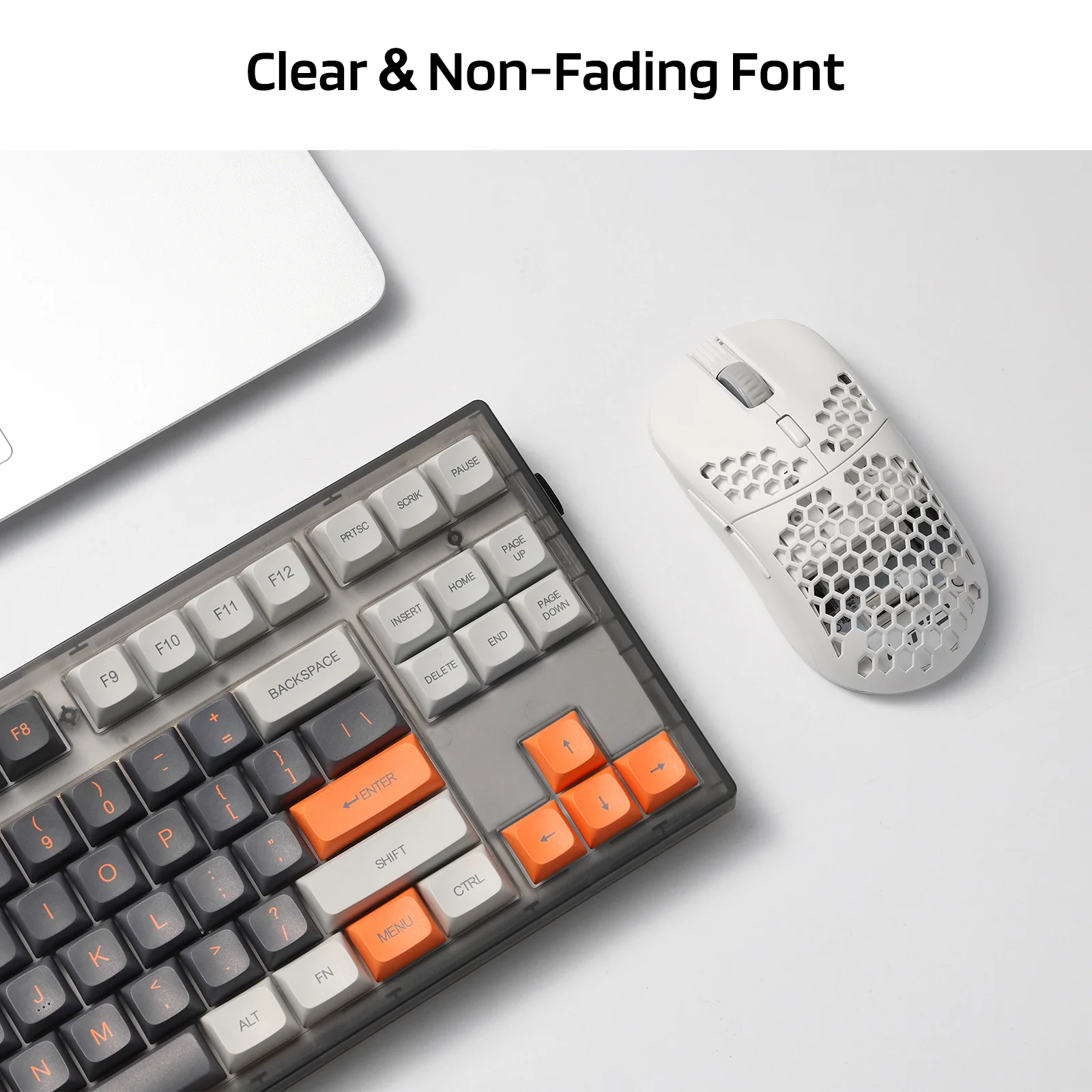(Only Keycaps) Redragon x LTC PBT Double Shot 112-Key Pudding Keycaps Set, KDA Profile for ANSI Layout 61/68/84/87/98/104 Keys Mechanical Keyboard, with Keycap Puller - Image 8