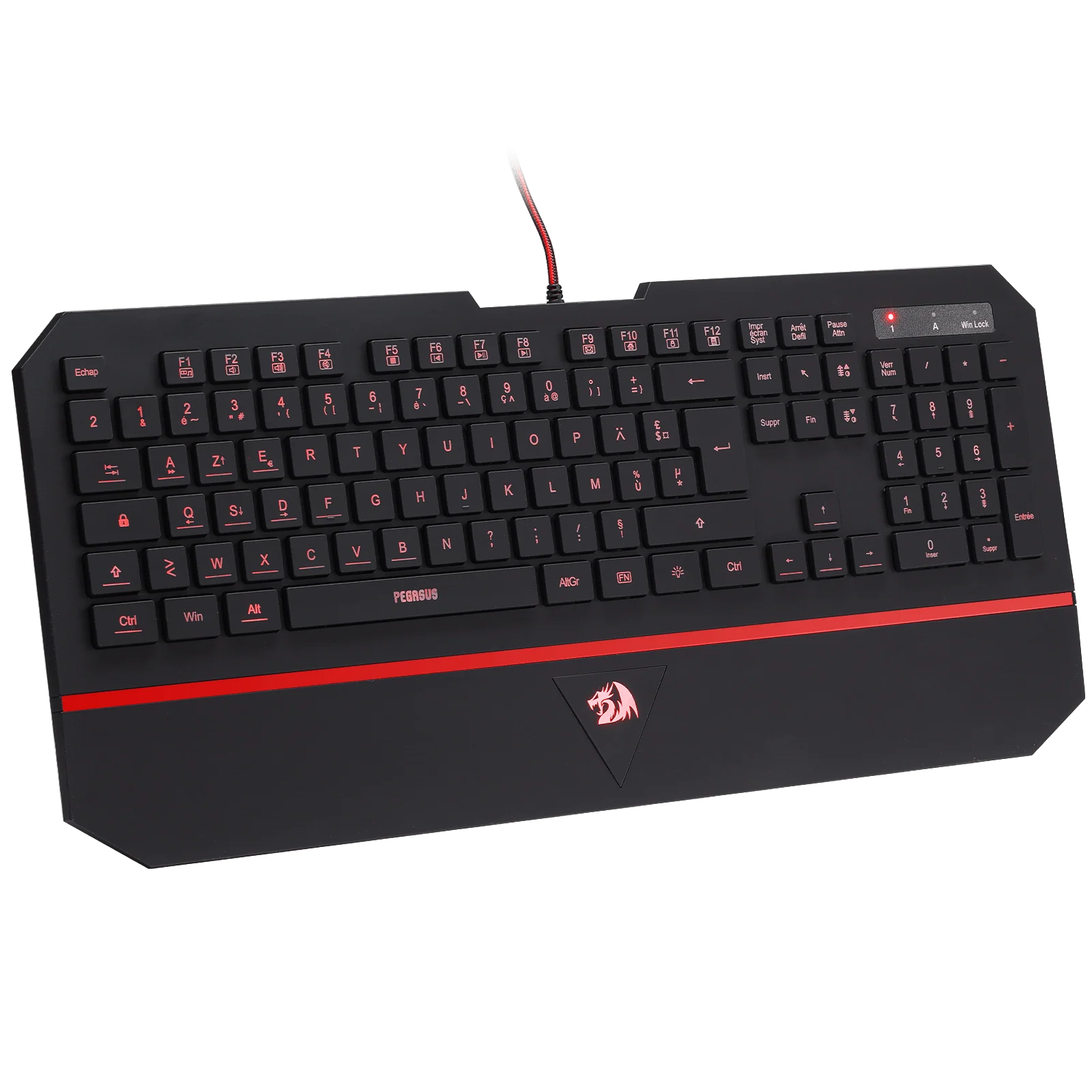 PEGASUS K502 Clavier De Jeu À Membrane Filiaire (French Layout Only) - Image 2
