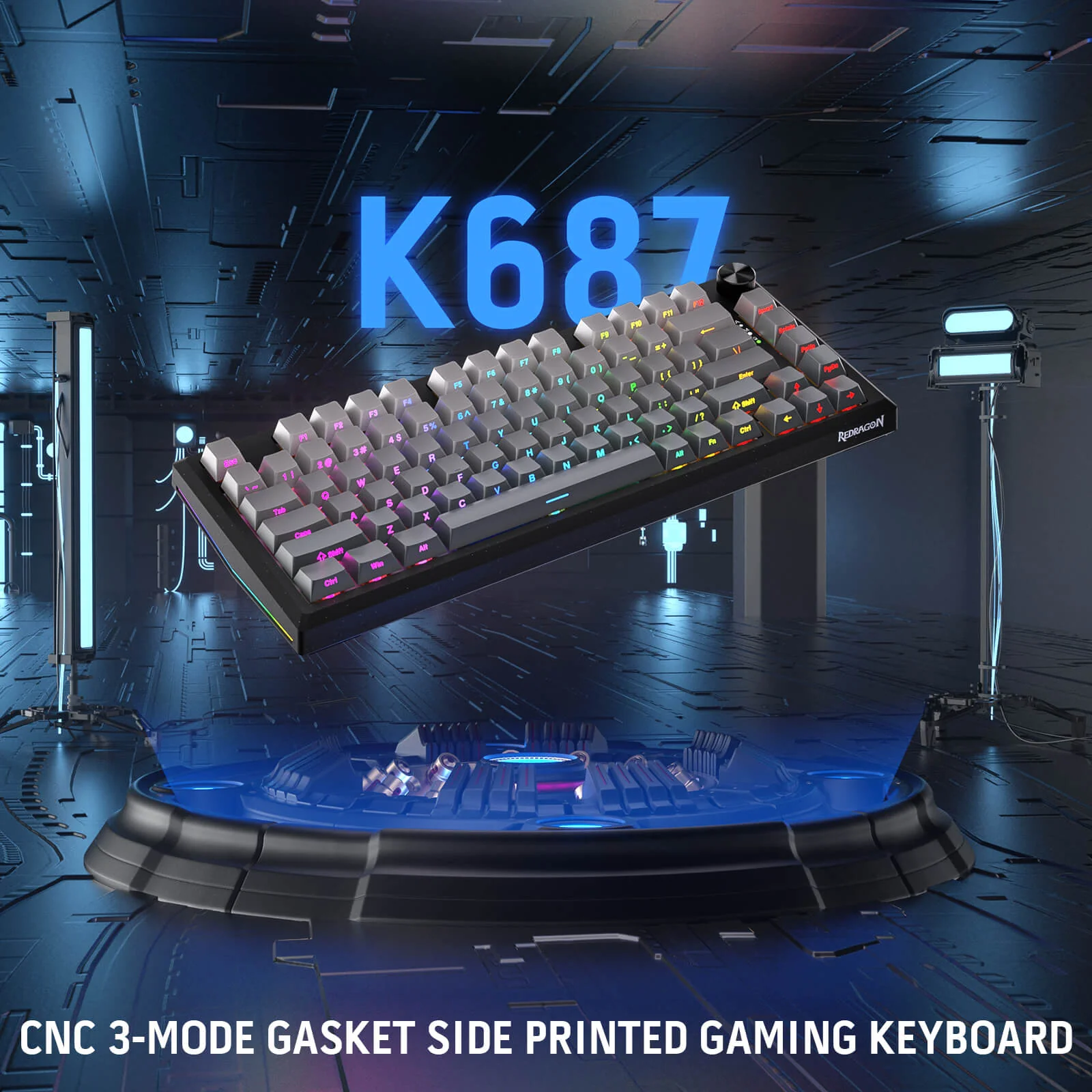 PENUMBRA K687 PRO (CNC Aluminum Gaming Keyboard) - Image 11