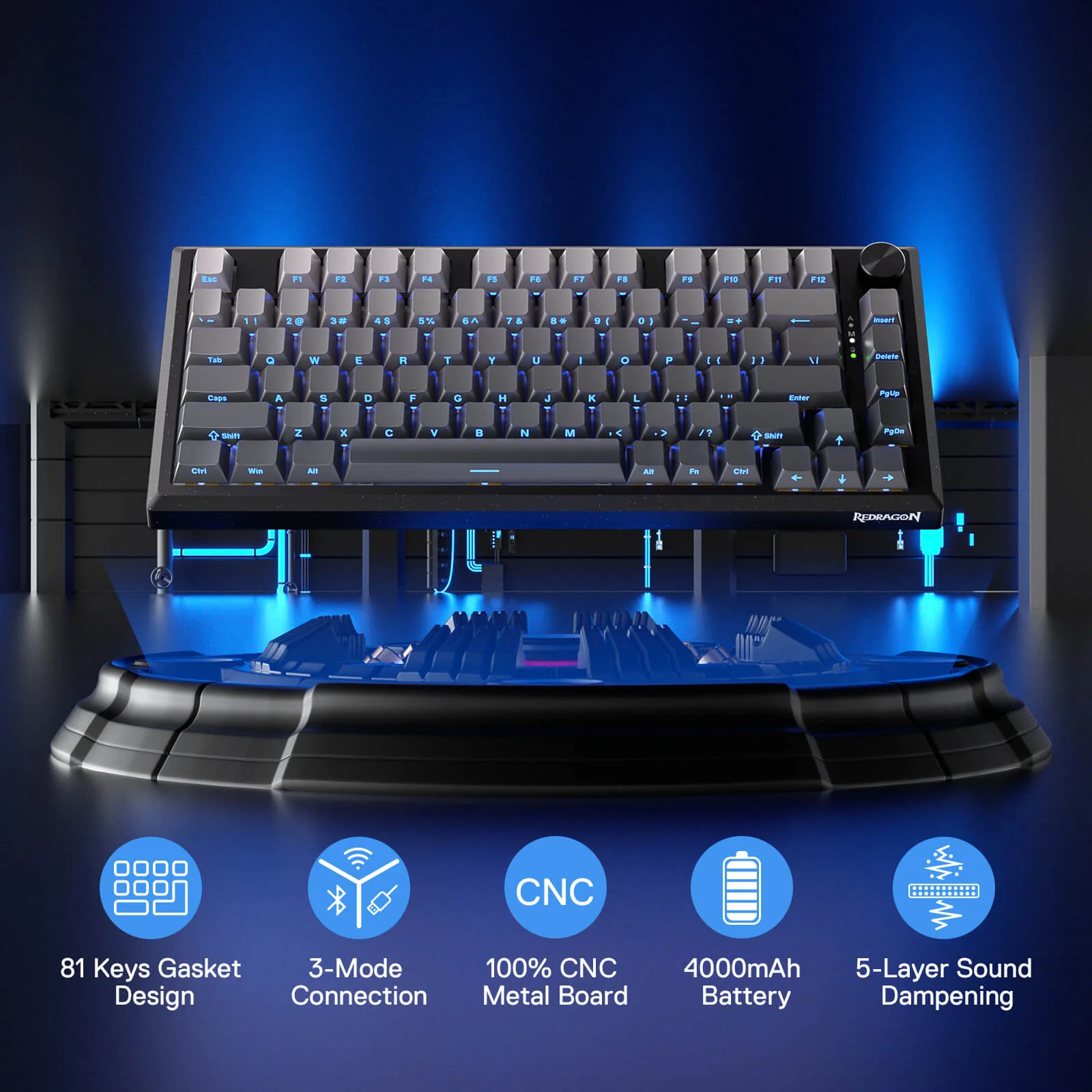 PENUMBRA K687 PRO (CNC Aluminum Gaming Keyboard) - Image 4