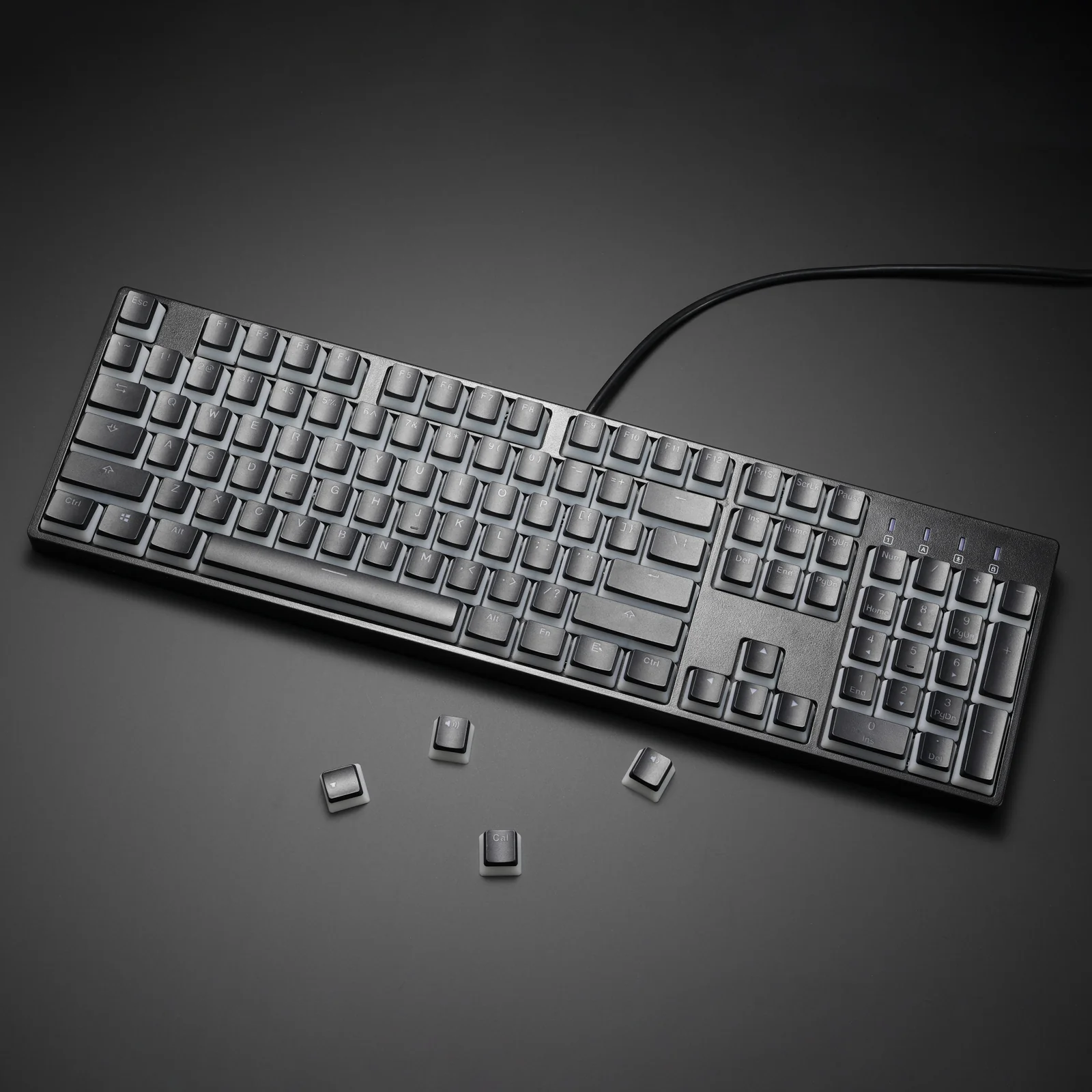 (Only Keycaps) Redragon X LTC PBT Double Shot 108 Pudding Keycaps Set (Ships to US Customers Only) - Image 5