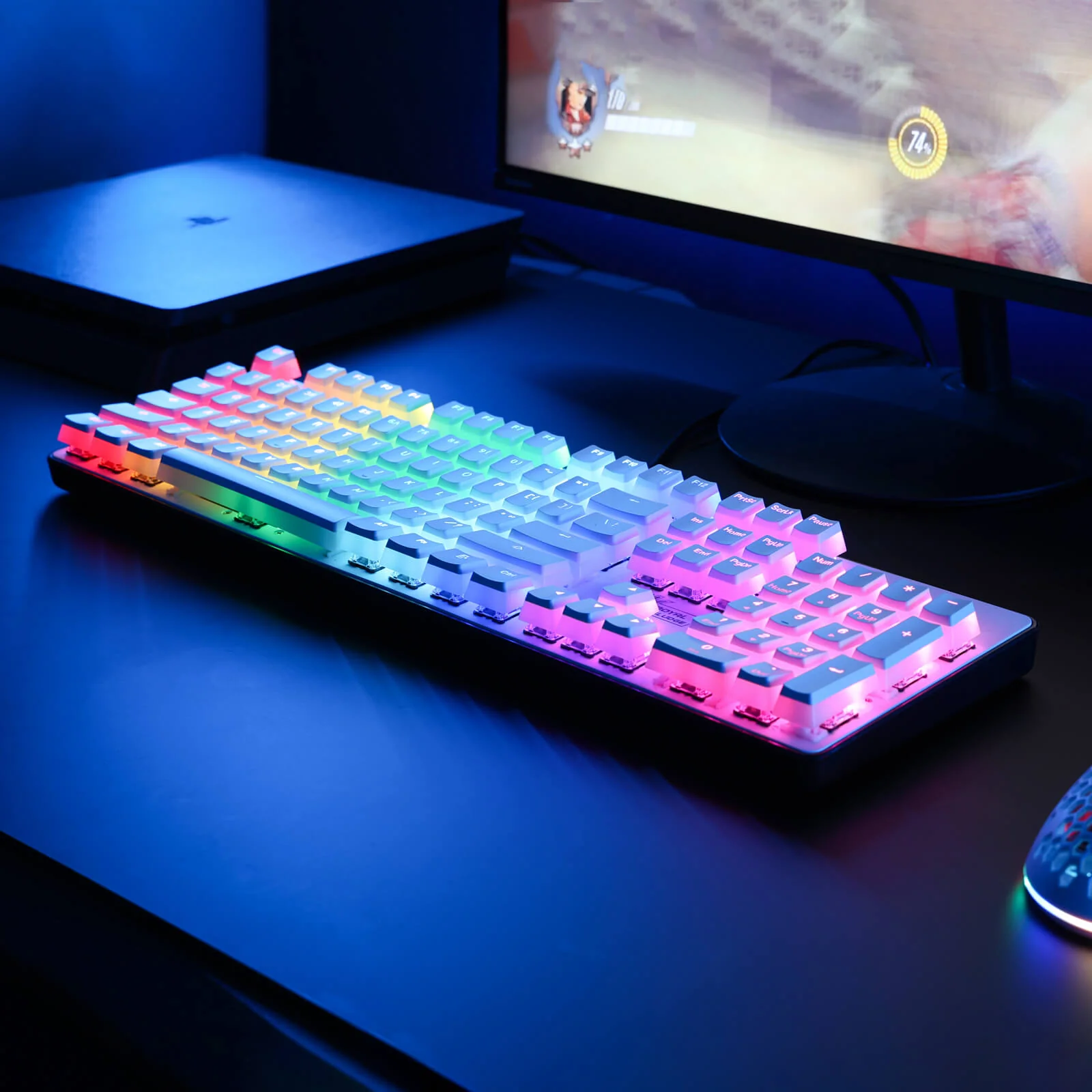 (Only Keycaps) Redragon X LTC PBT Double Shot 108 Pudding Keycaps Set (Ships to US Customers Only) - Image 8