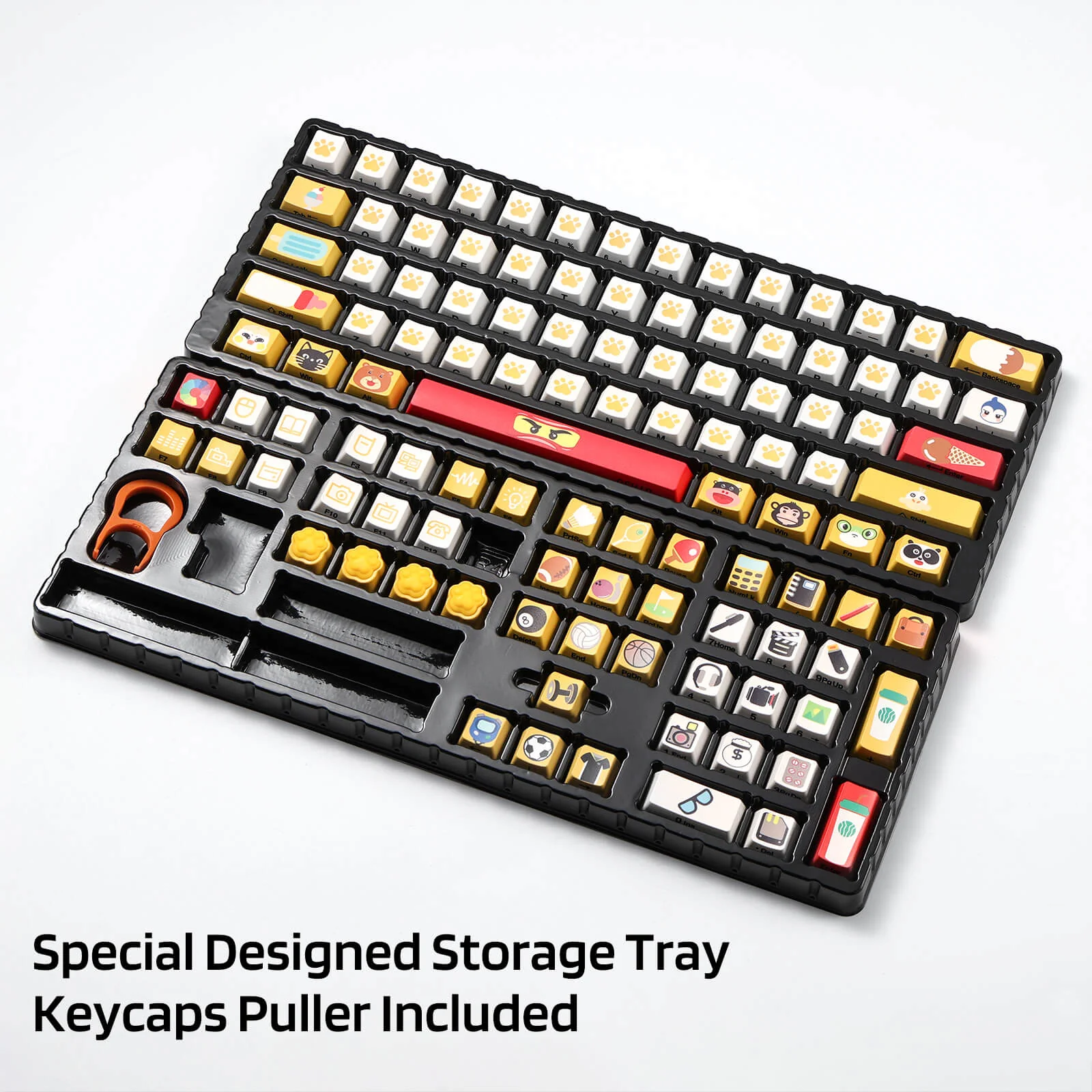 (Only Keycaps) Redragon X LTC 108-Key OEM Profile PBT Double Shot Keycaps - Image 8
