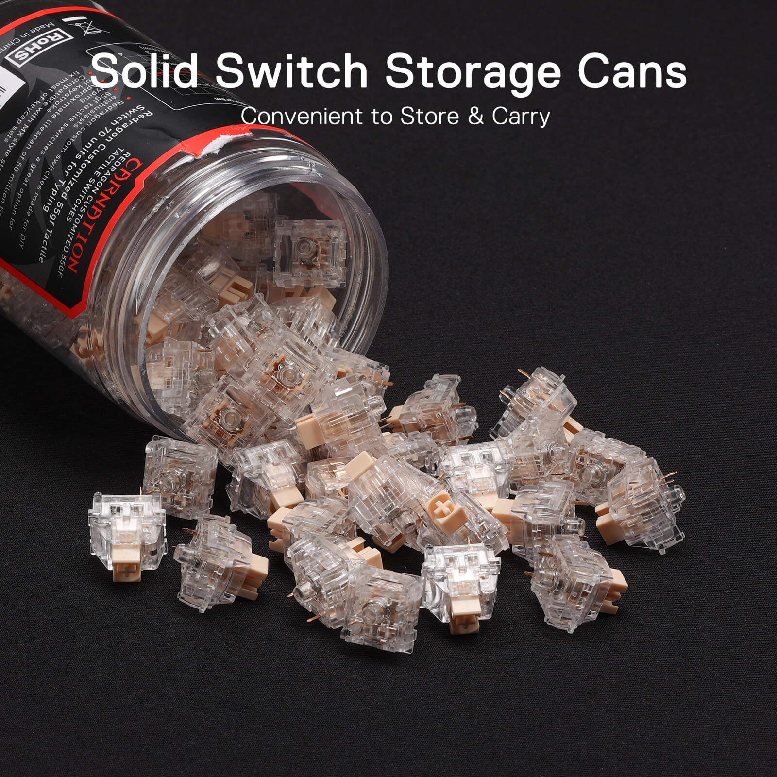 Carnation A120 Soft Tactile Mechanical Switch - Image 5