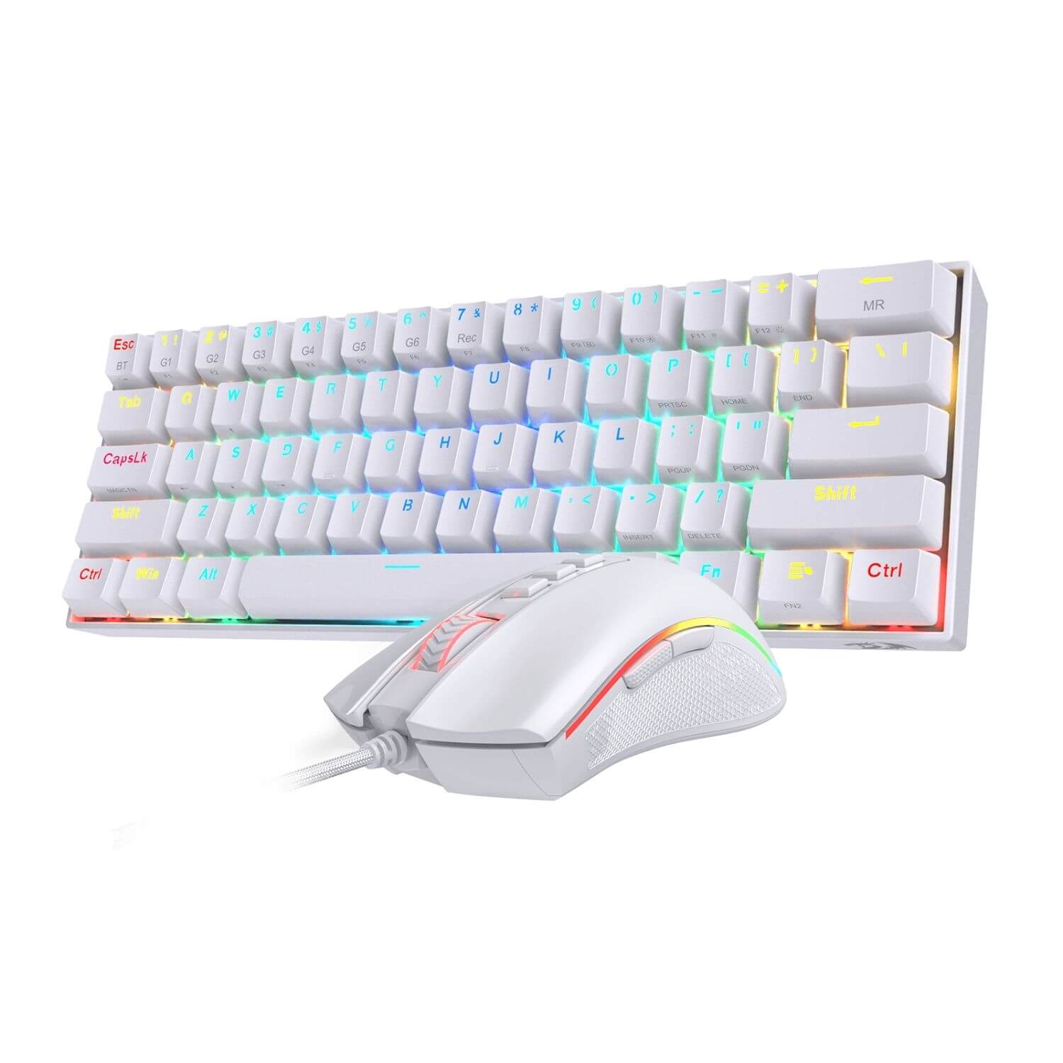 K530 PRO 60% RGB Wireless Mechanical Keyboard M711 RGB Gaming Mouse Bundle - Image 5