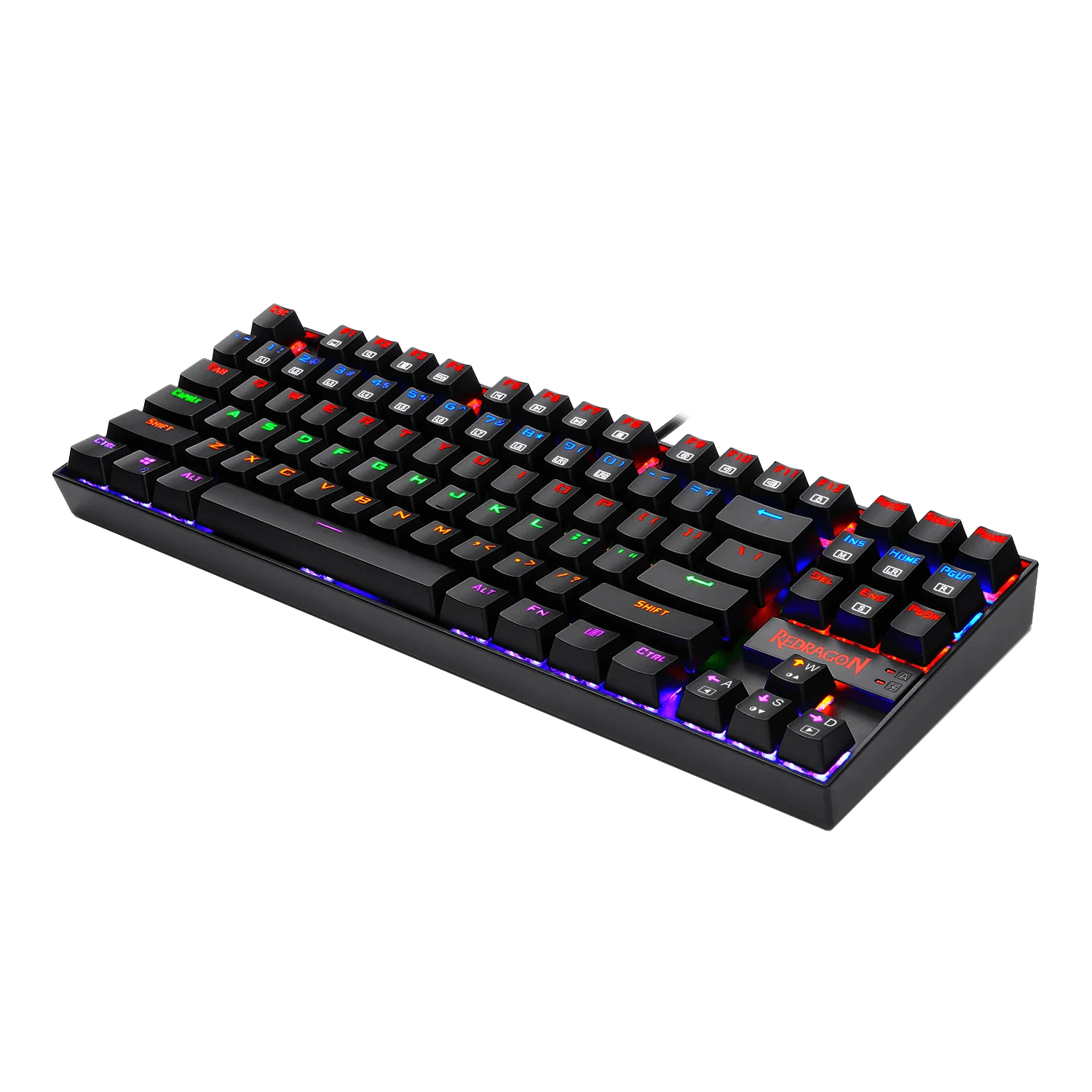 KUMARA K552 LED Rainbow Backlit Wired Keyboard - Image 5