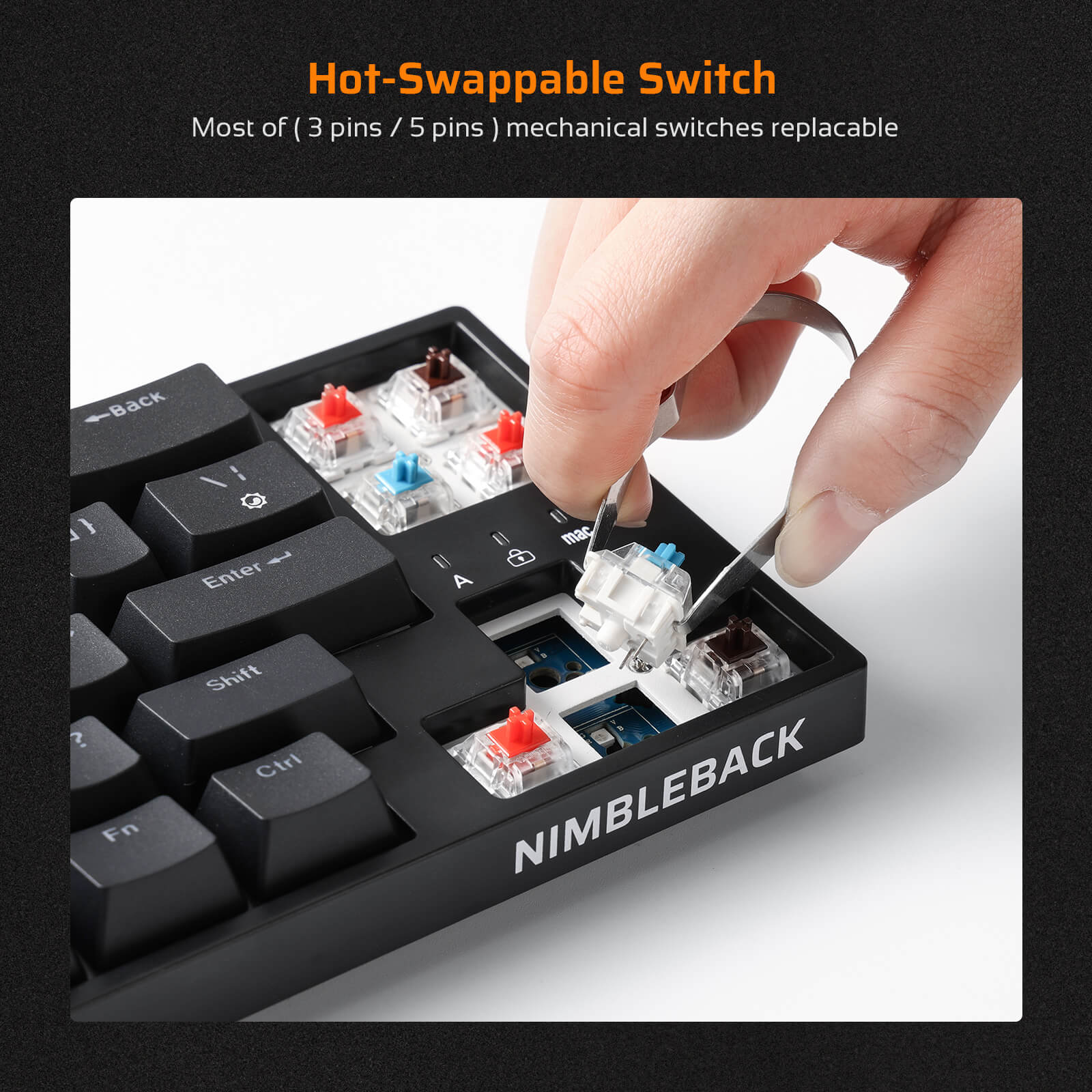 Redragon X LTC NB681 68 Keys Wired Mechanical Keyboard (Ships to US Only) - Image 6