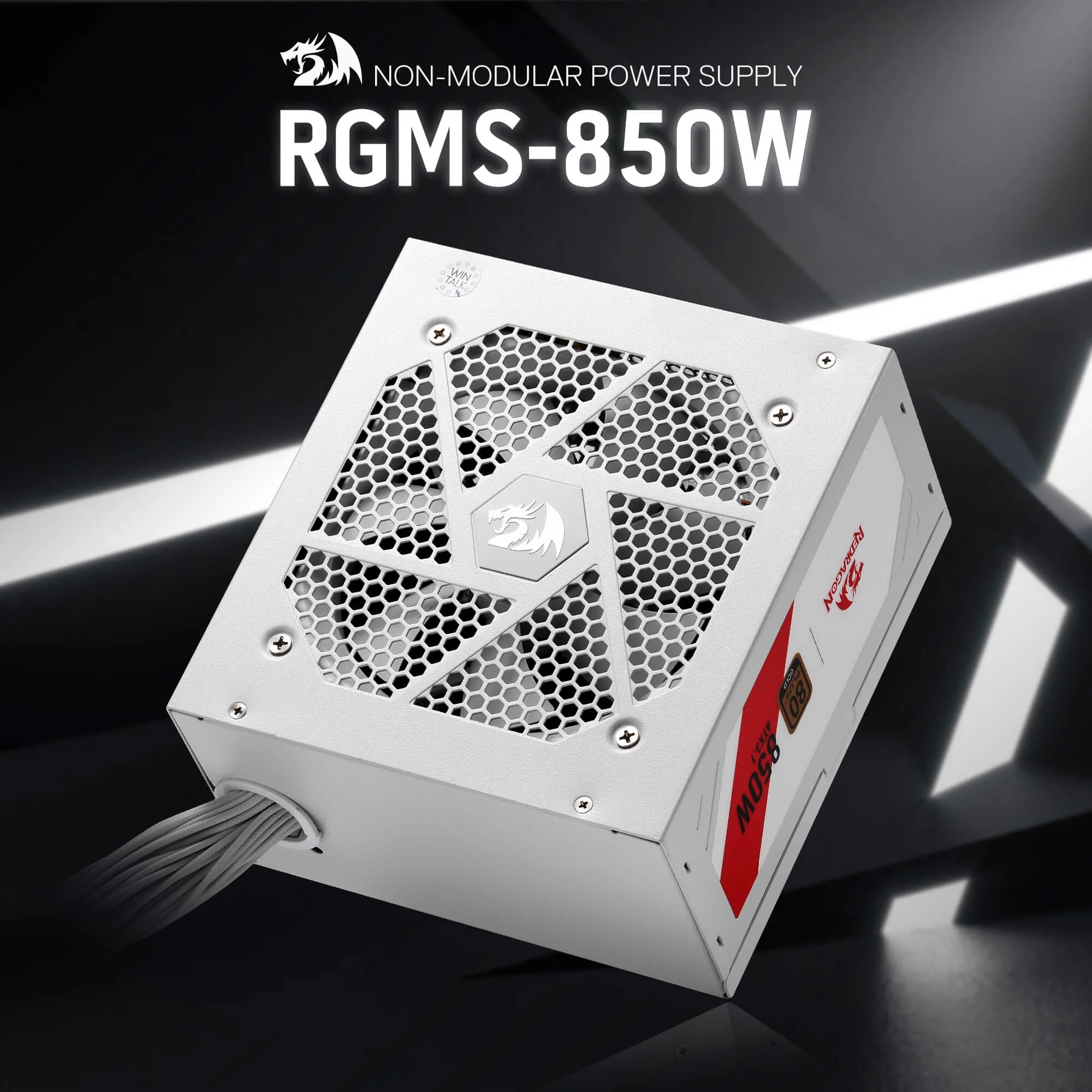RGMS-850W PRO 80+ ATX 3.1 Gold 850 Watt Power Supply - Image 4
