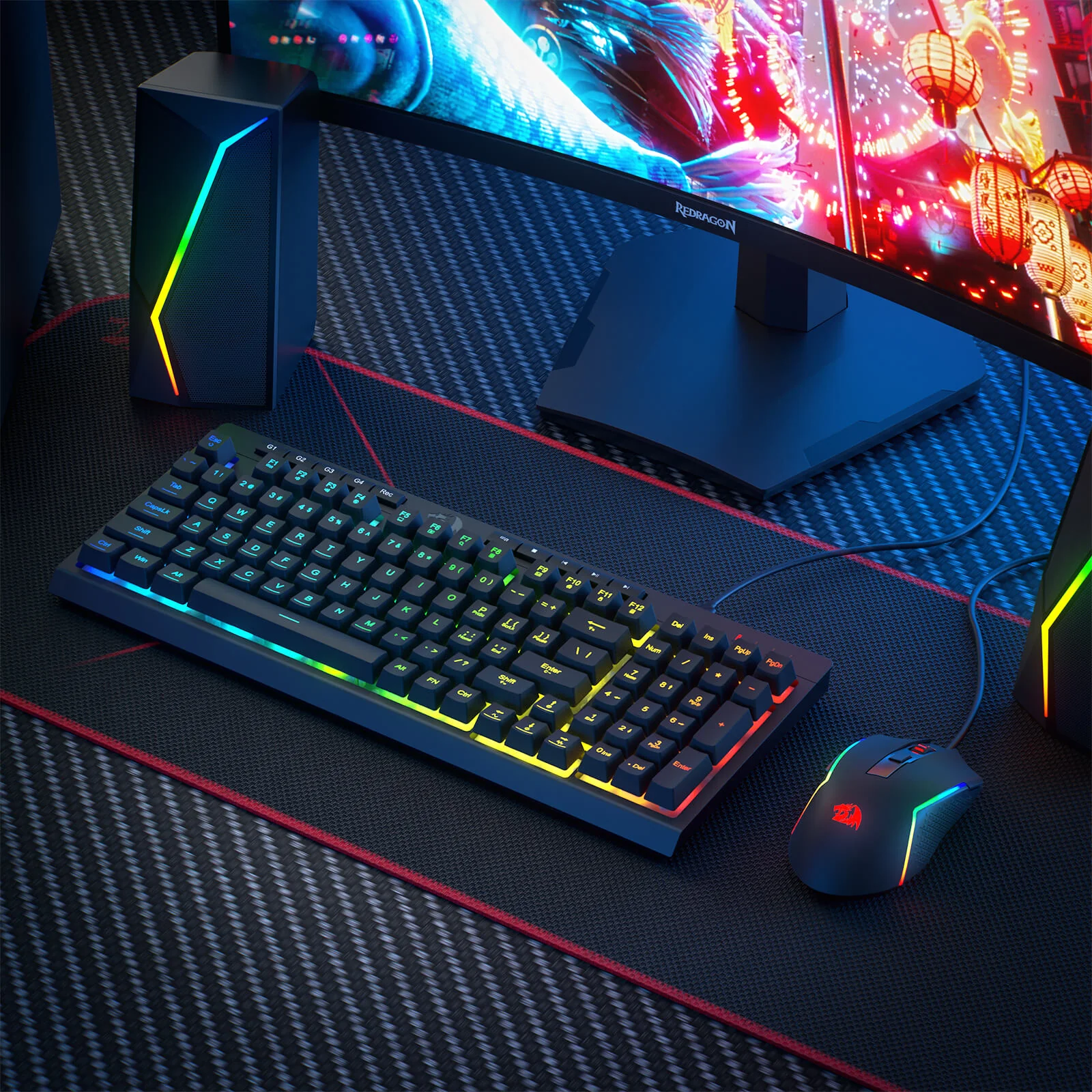 RYLO S141 Membrane Gaming Keyboard & Mouse Wired Combo - Image 5