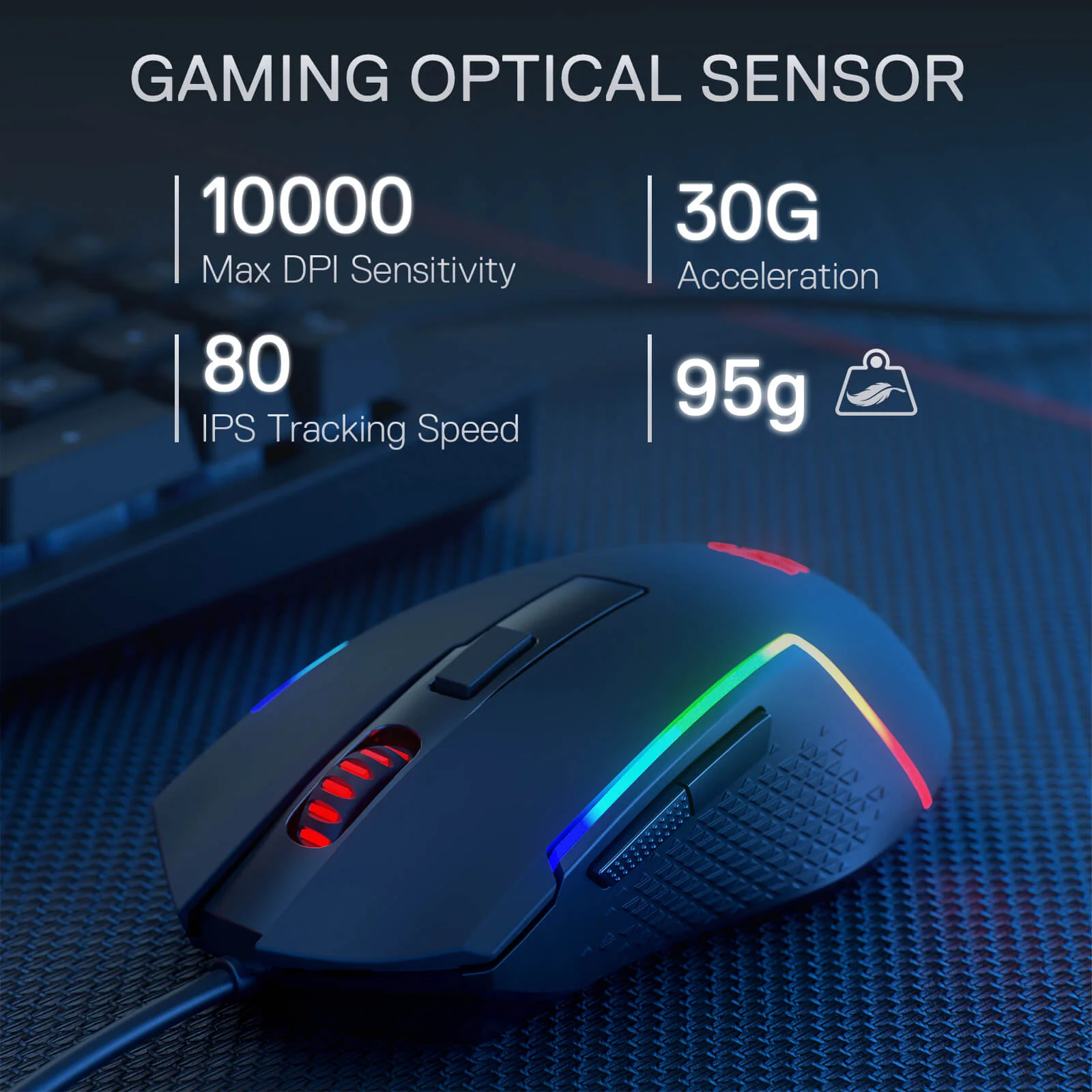 RYLO S141 Membrane Gaming Keyboard & Mouse Wired Combo - Image 8