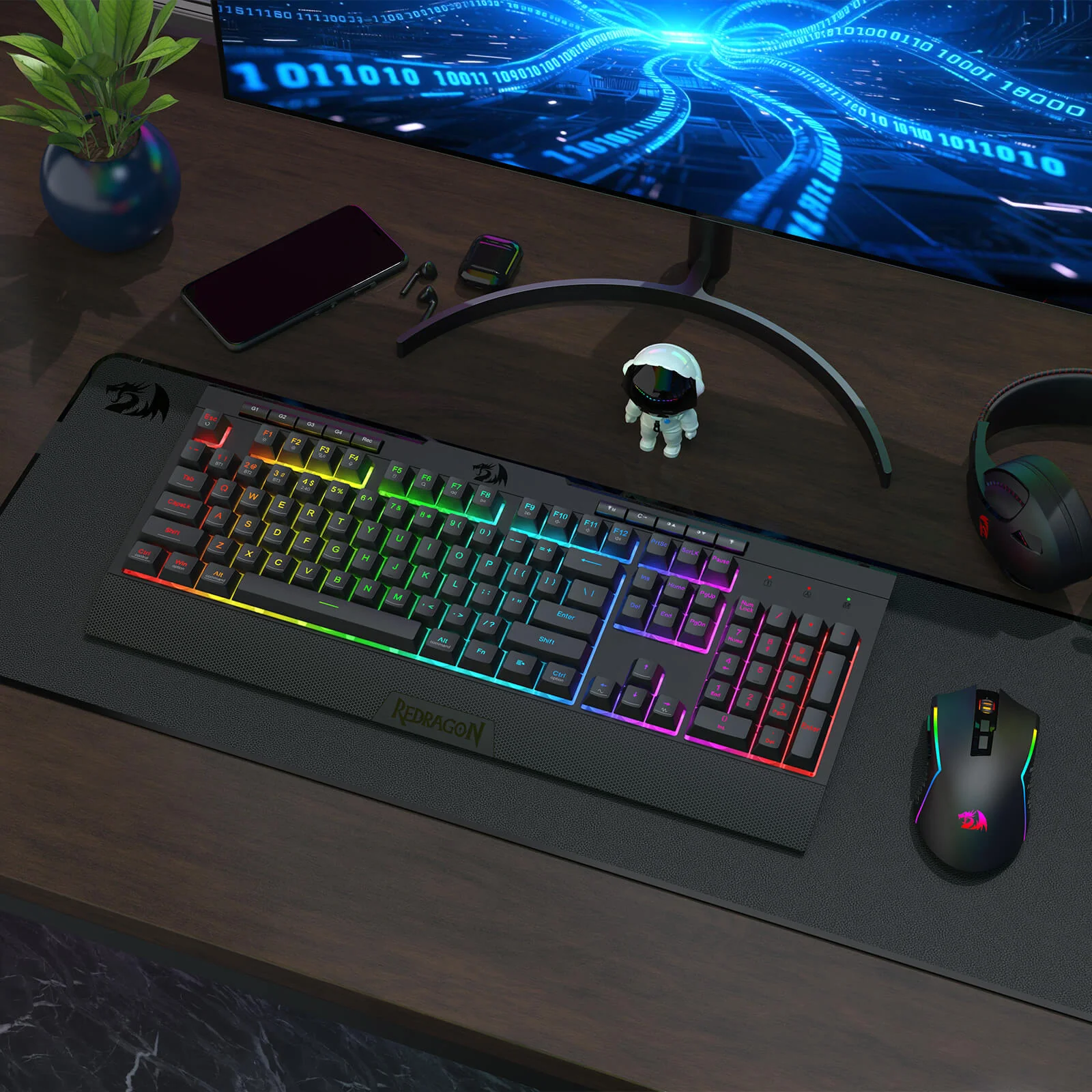 S151 PRO Membrane Gaming Keyboard & Mouse Wireless Combo - Image 9