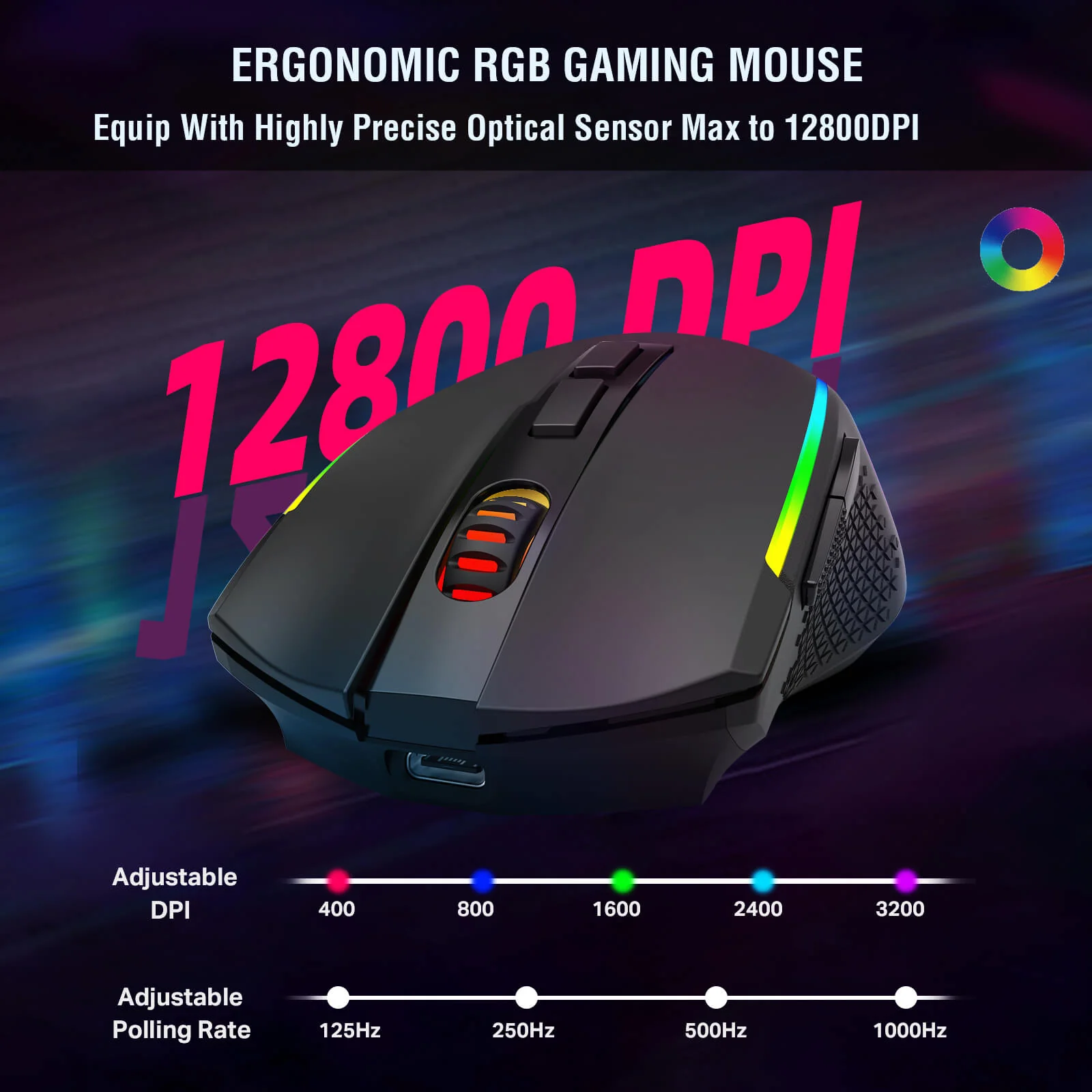 S162 3-Mode Wireless Gaming Keyboard & Mouse Combo - Image 5