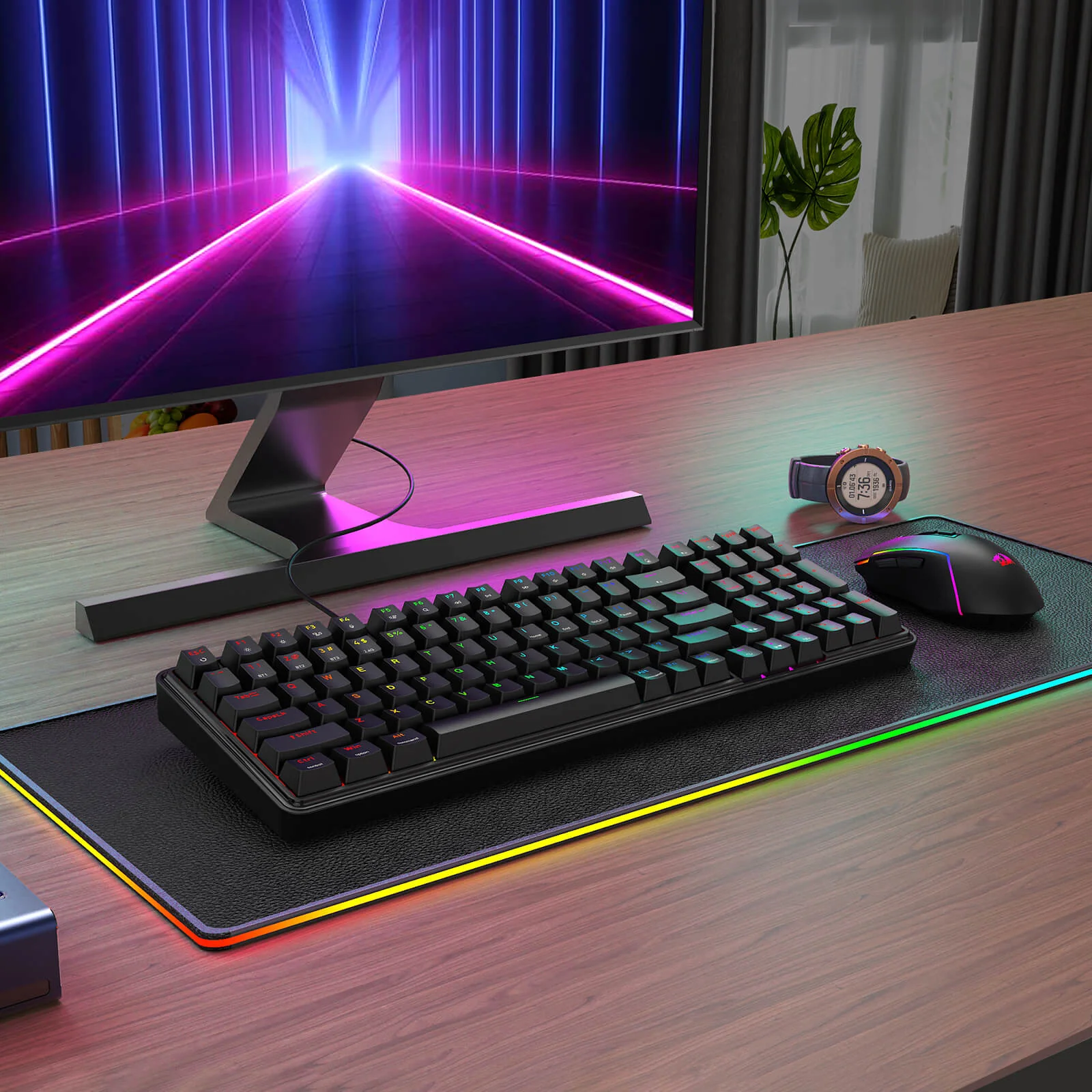 S162 3-Mode Wireless Gaming Keyboard & Mouse Combo - Image 8