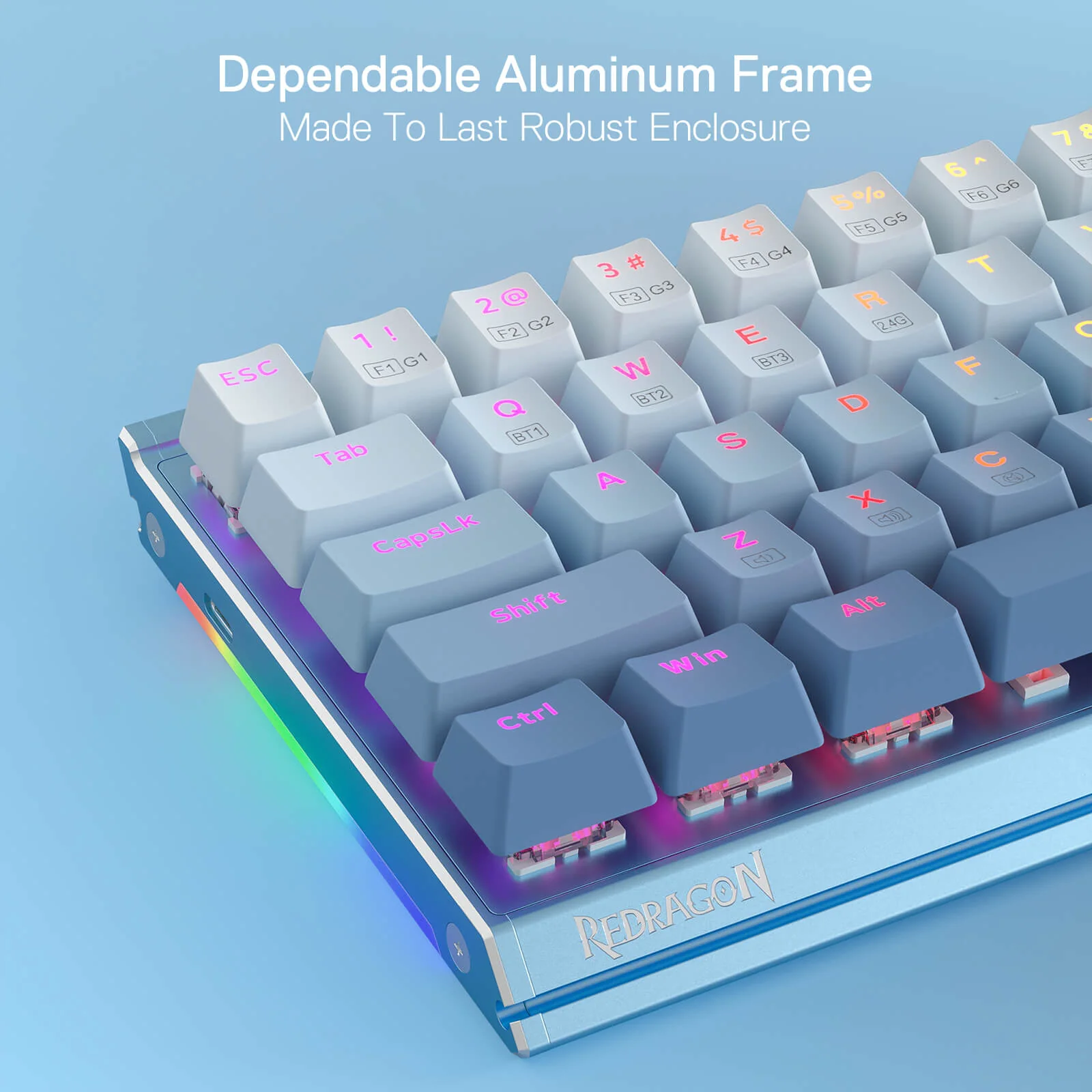 SHACO K641 Wired Aluminum Keyboard - Image 10