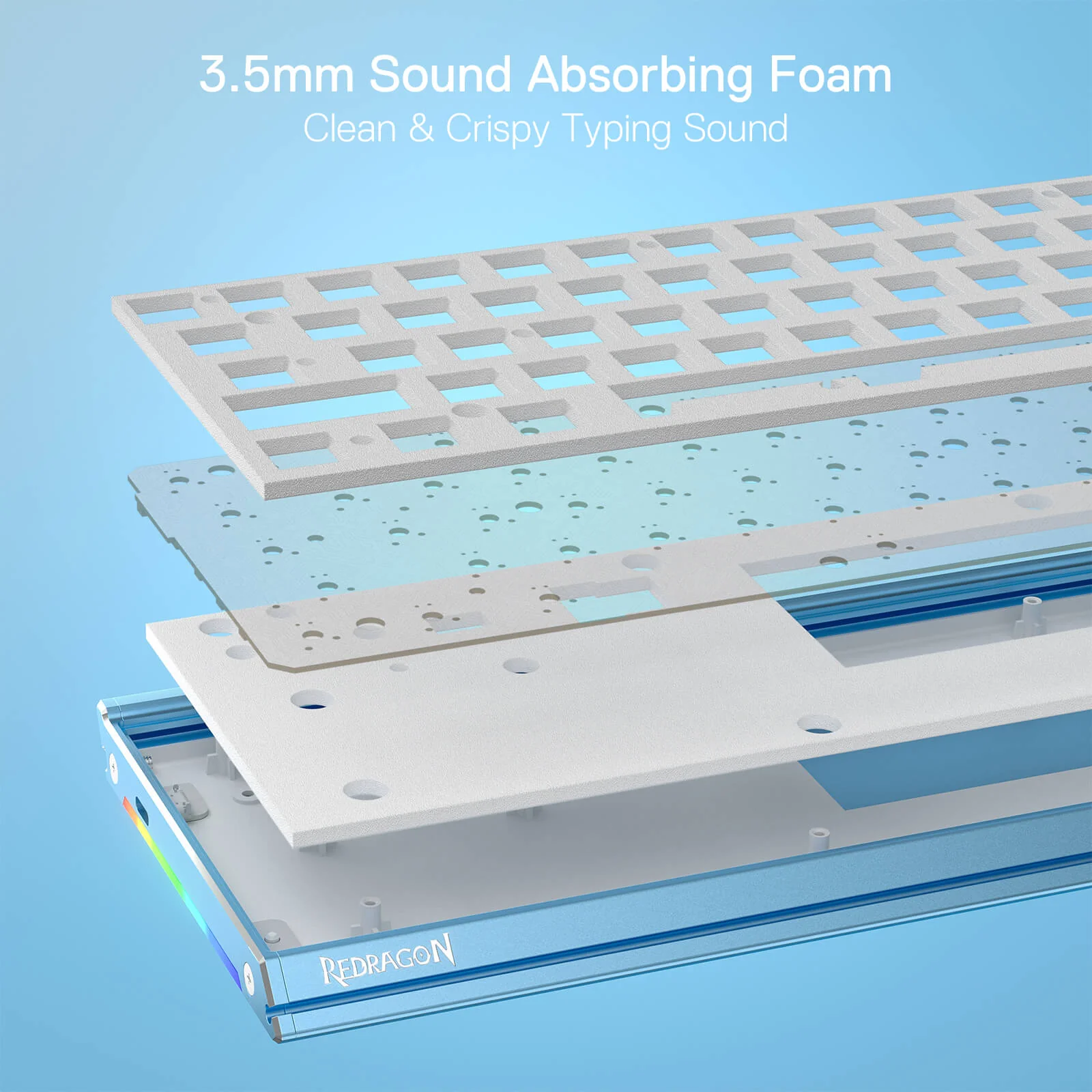 SHACO K641 Wired Aluminum Keyboard - Image 12