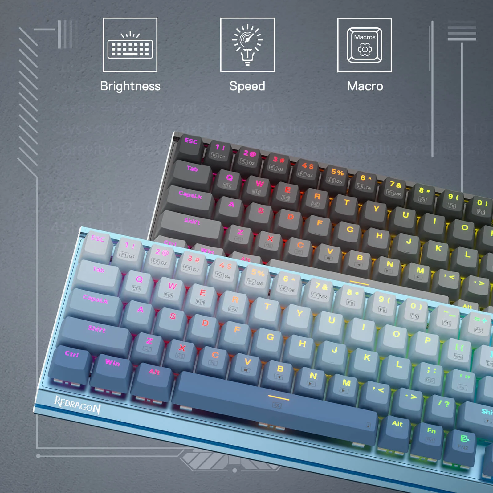 SHACO K641 Wired Aluminum Keyboard - Image 4