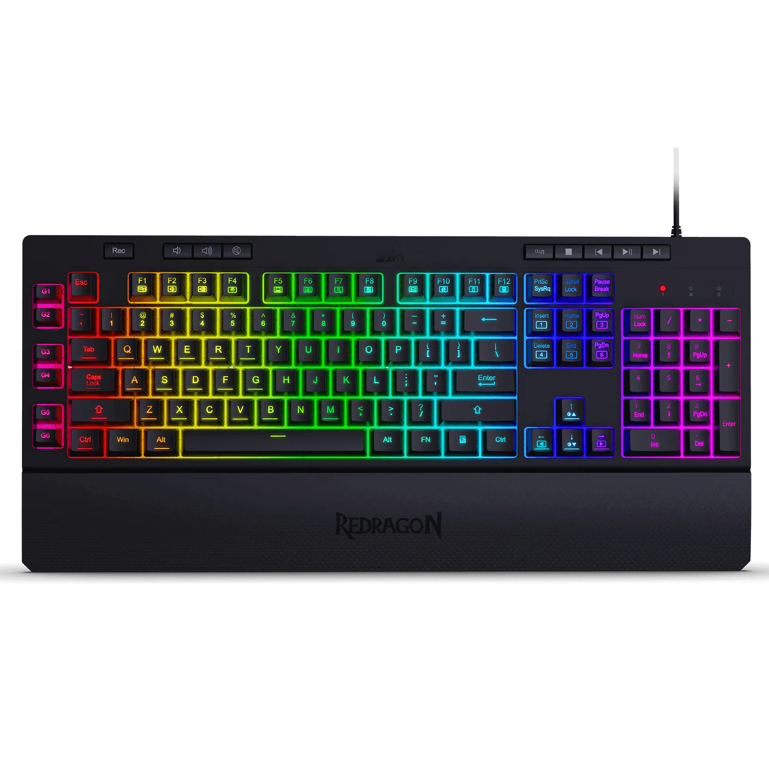 SHIVA K512 Membrane Gaming Keyboard - Image 4