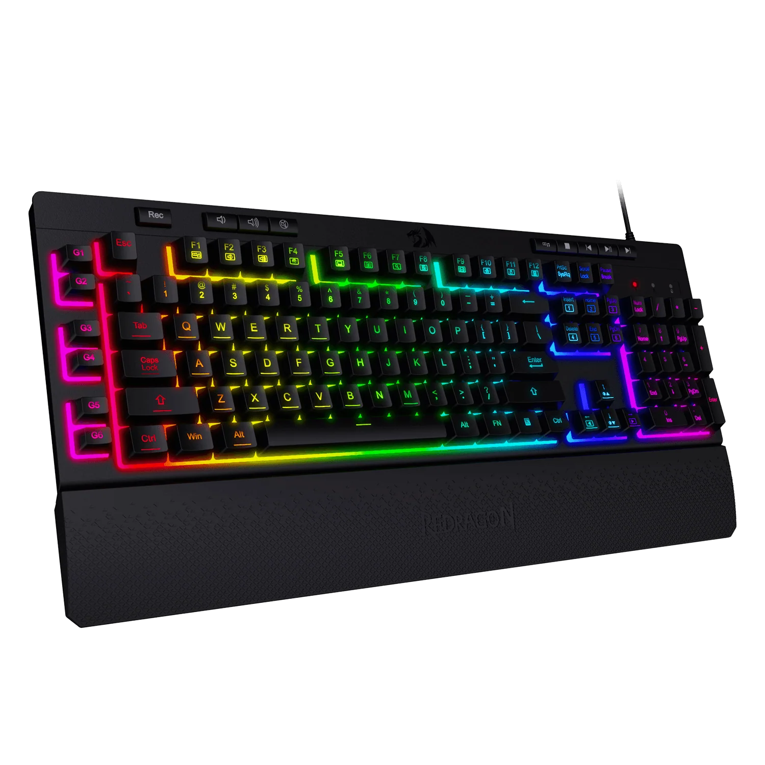 SHIVA K512 Membrane Gaming Keyboard - Image 7