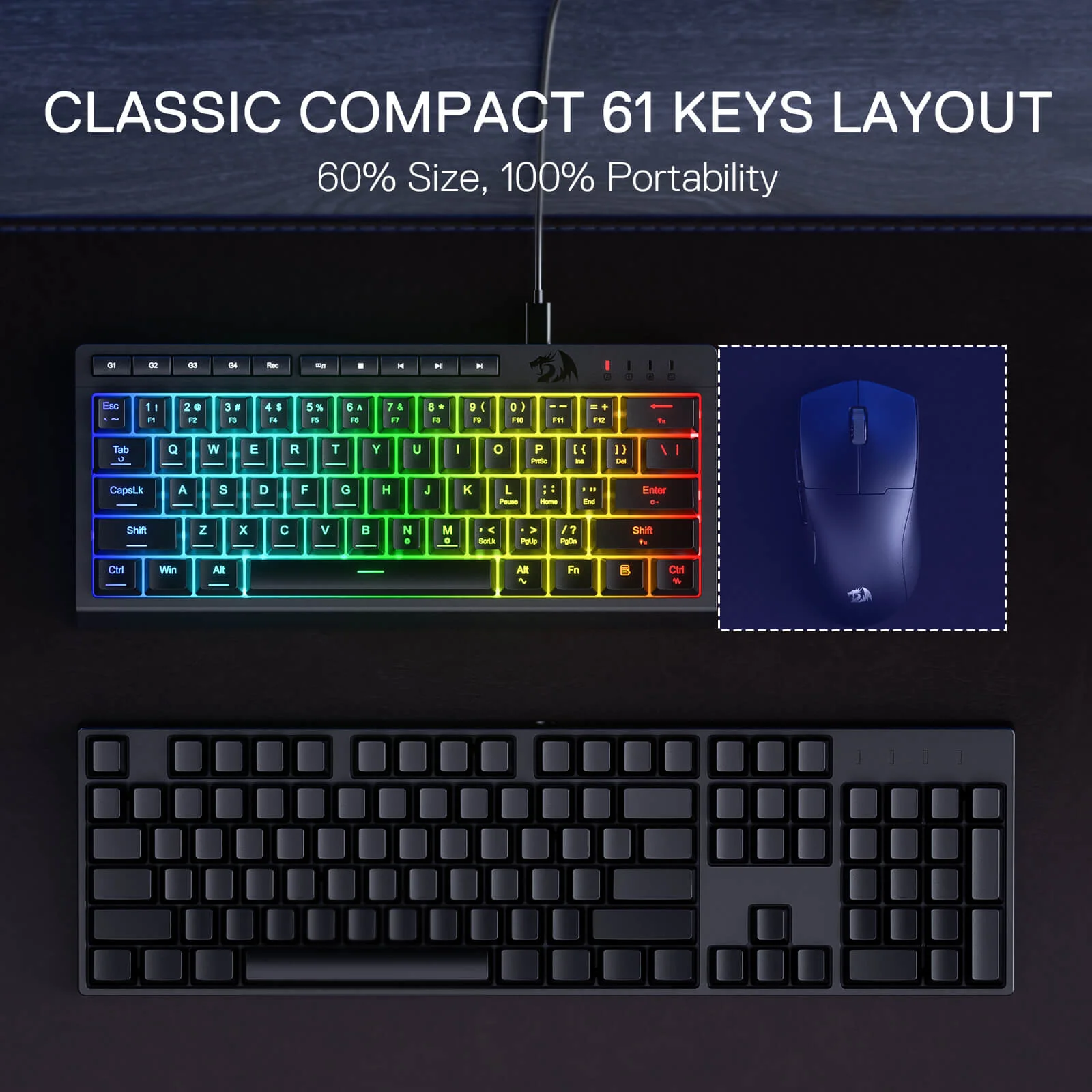 SHIVA K522 Membrane Gaming Keyboard - Image 4