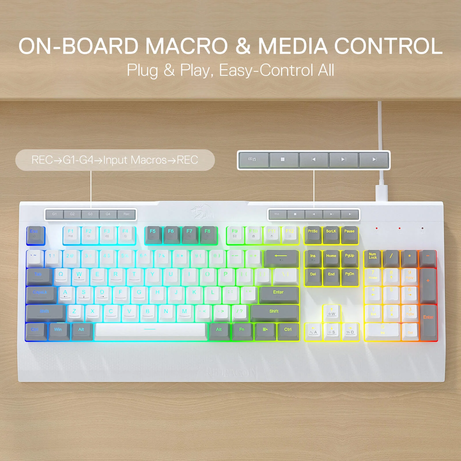 SHIVA LITE K525 Membrane Gaming Keyboard - Image 14