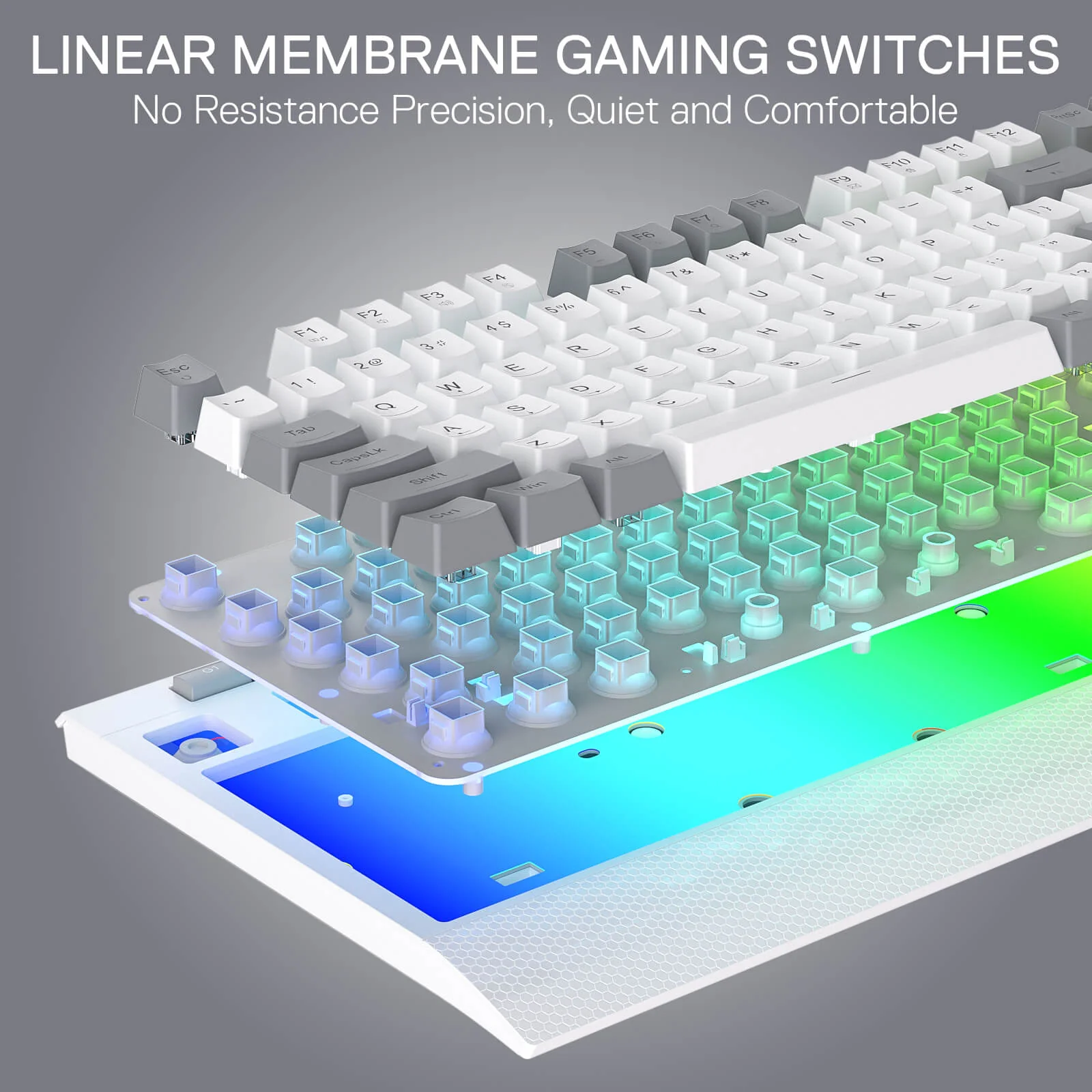 SHIVA LITE K525 Membrane Gaming Keyboard - Image 15