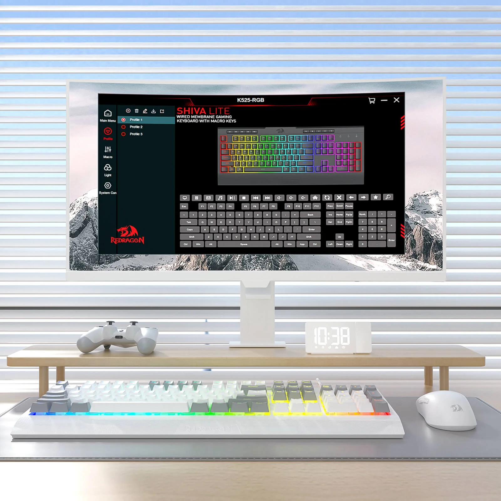 SHIVA LITE K525 Membrane Gaming Keyboard - Image 17