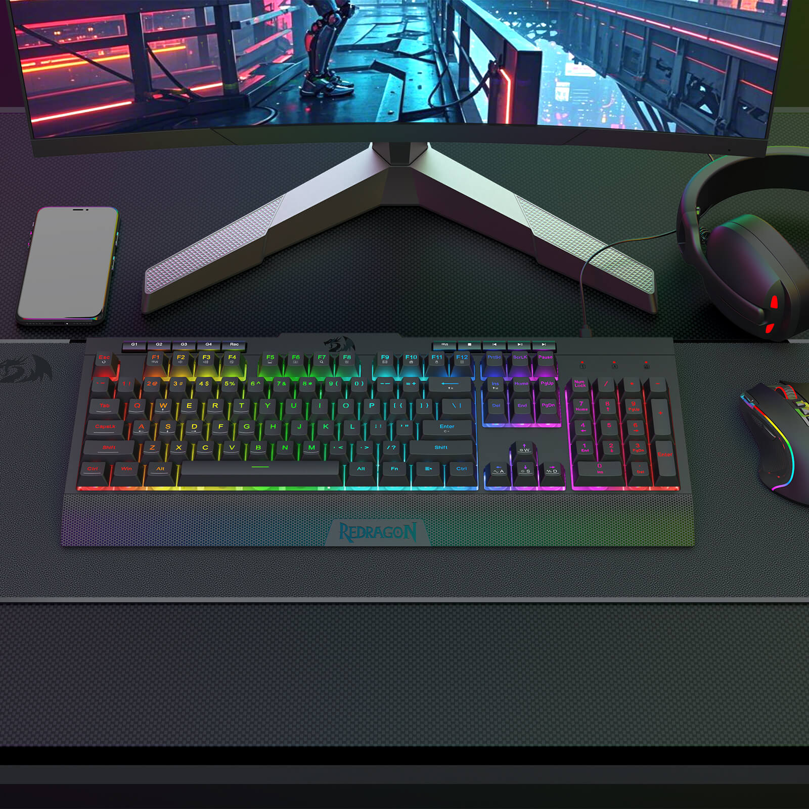 SHIVA LITE K525 Membrane Gaming Keyboard - Image 20