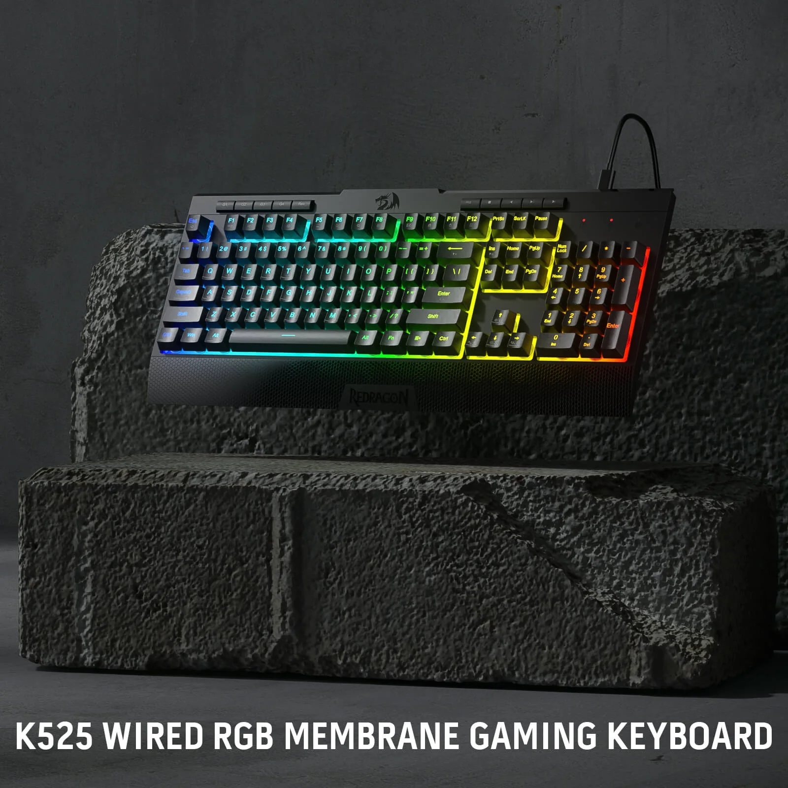 SHIVA LITE K525 Membrane Gaming Keyboard - Image 3