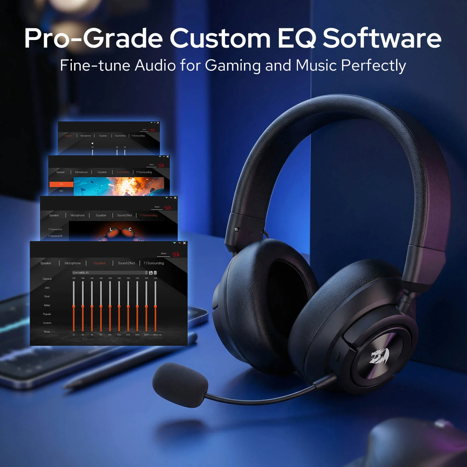 SPECTRA PRO H889 Wireless Gaming Headset - Image 3