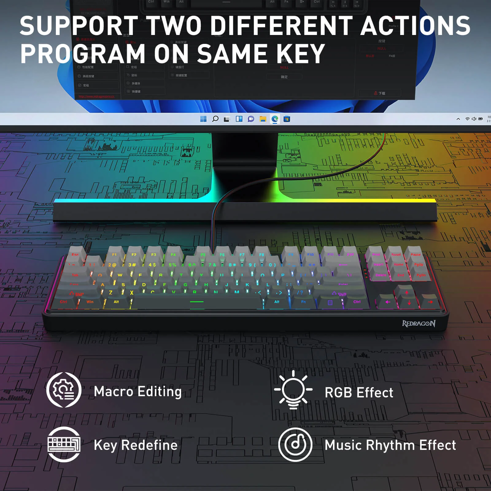 STAR BLADE K707 HE Rapid Trigger Gaming Keyboard - Image 3