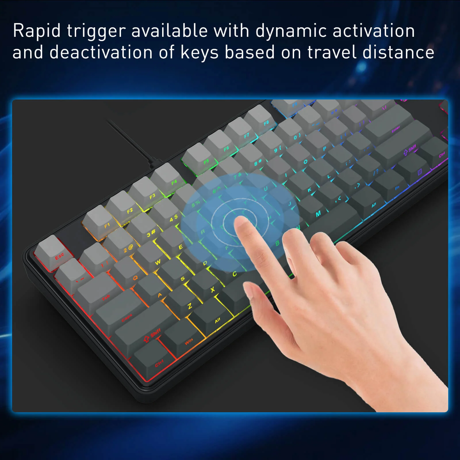 STAR BLADE K707 HE Rapid Trigger Gaming Keyboard - Image 6
