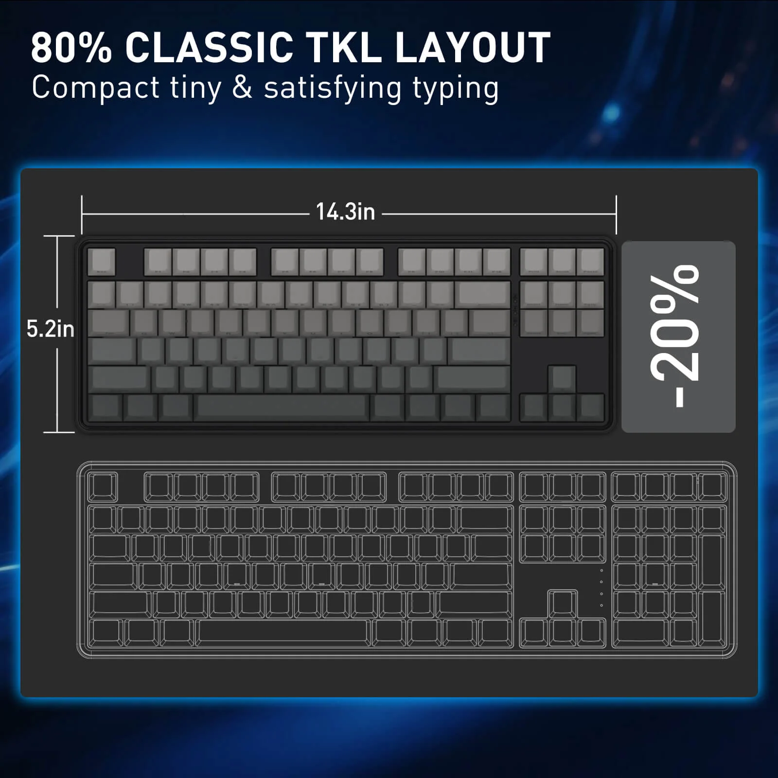 STAR BLADE K707 HE Rapid Trigger Gaming Keyboard - Image 7