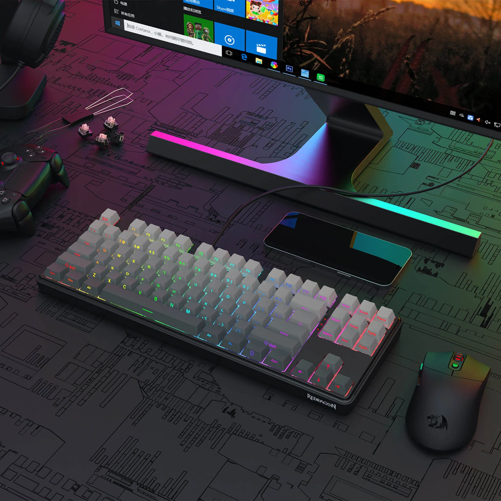 STAR BLADE K707 HE Rapid Trigger Gaming Keyboard - Image 8