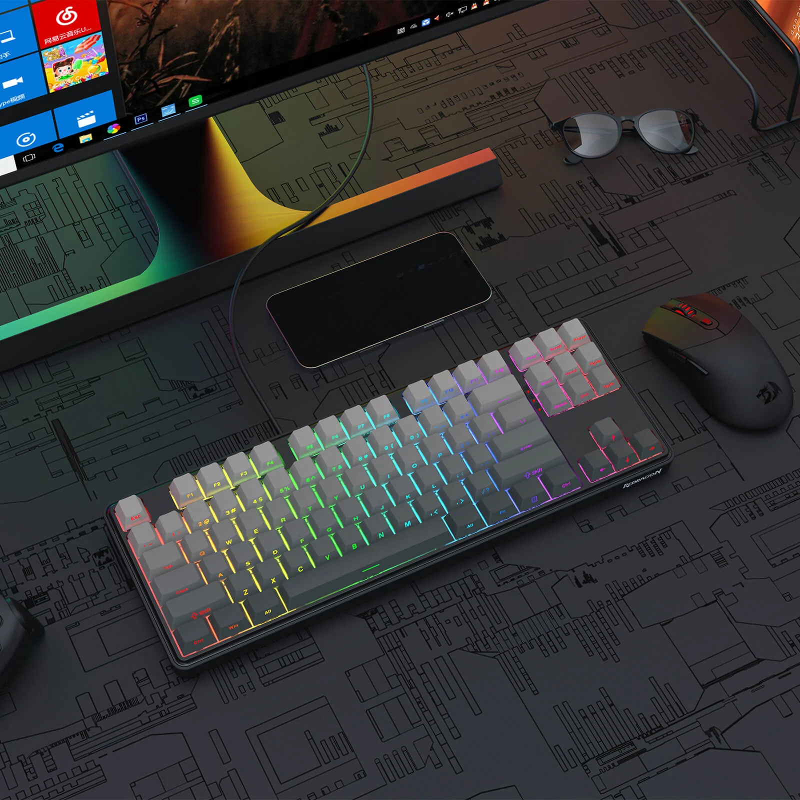 STAR BLADE K707 HE Rapid Trigger Gaming Keyboard - Image 9