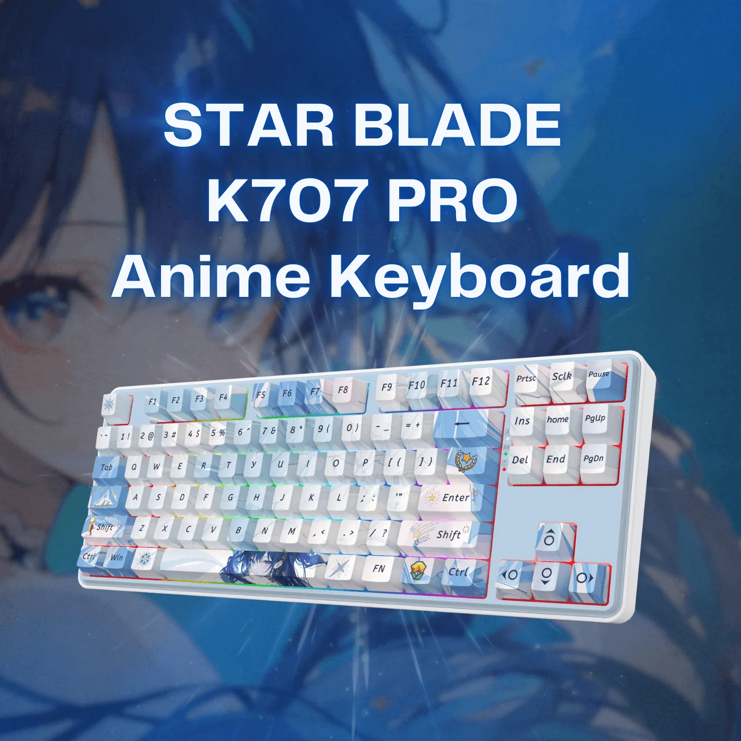 STAR BLADE K707 PRO Anime Keyboard - Image 12