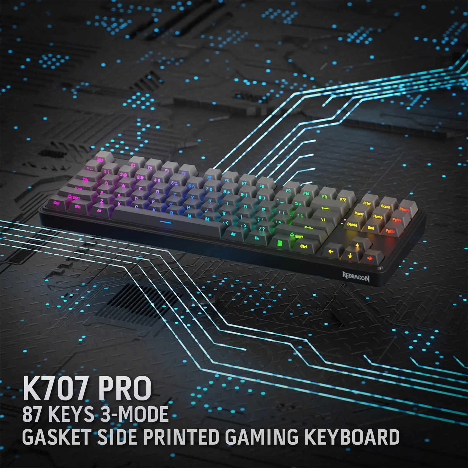 STAR BLADE K707 PRO(Side Printed PBT Keycaps) - Image 8