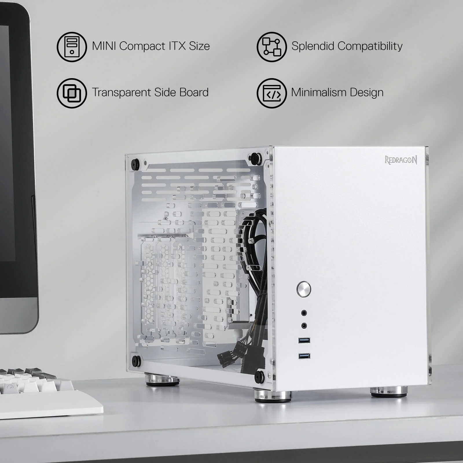 STRAFE EB211 Mini-ITX Gaming PC Case - Image 6