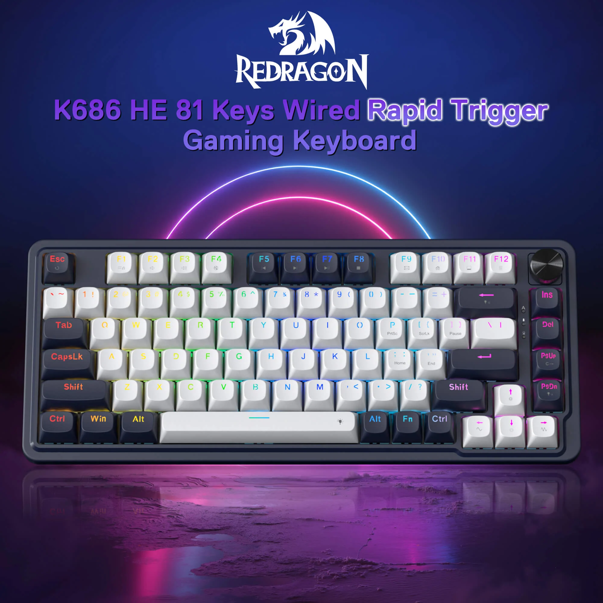 UCAL K673 HE Rapid Trigger Gaming Keyboard - Image 3