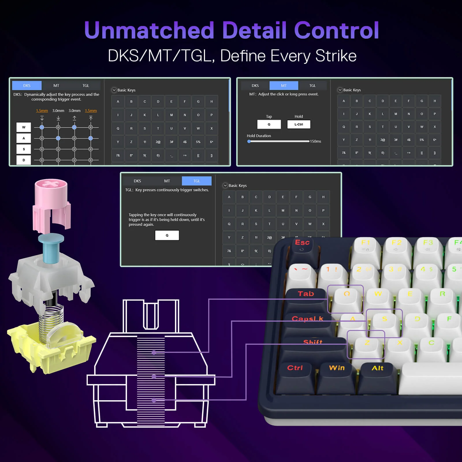 UCAL K673 HE Rapid Trigger Gaming Keyboard - Image 7