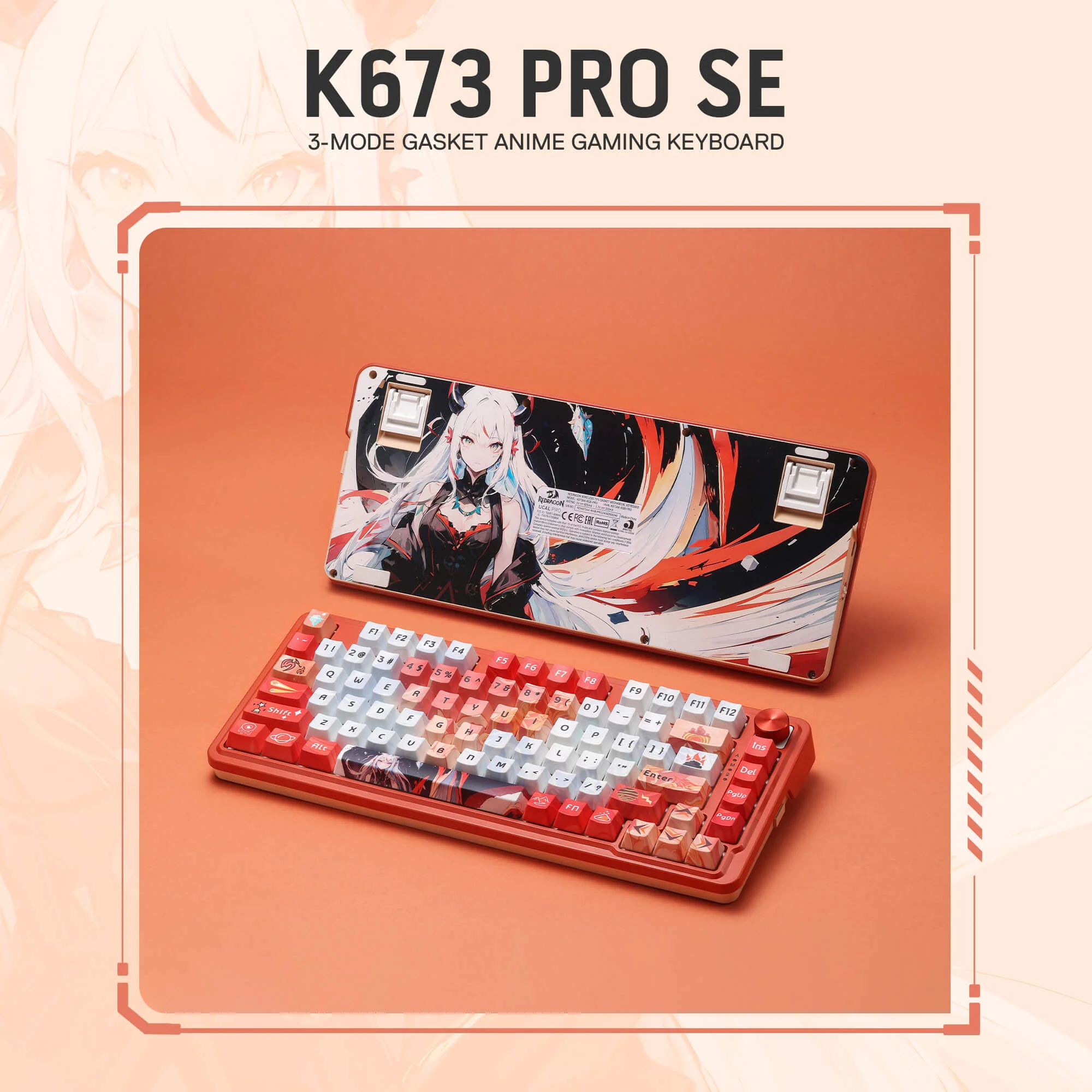 UCAL K673 PRO Anime Keyboard - Image 2