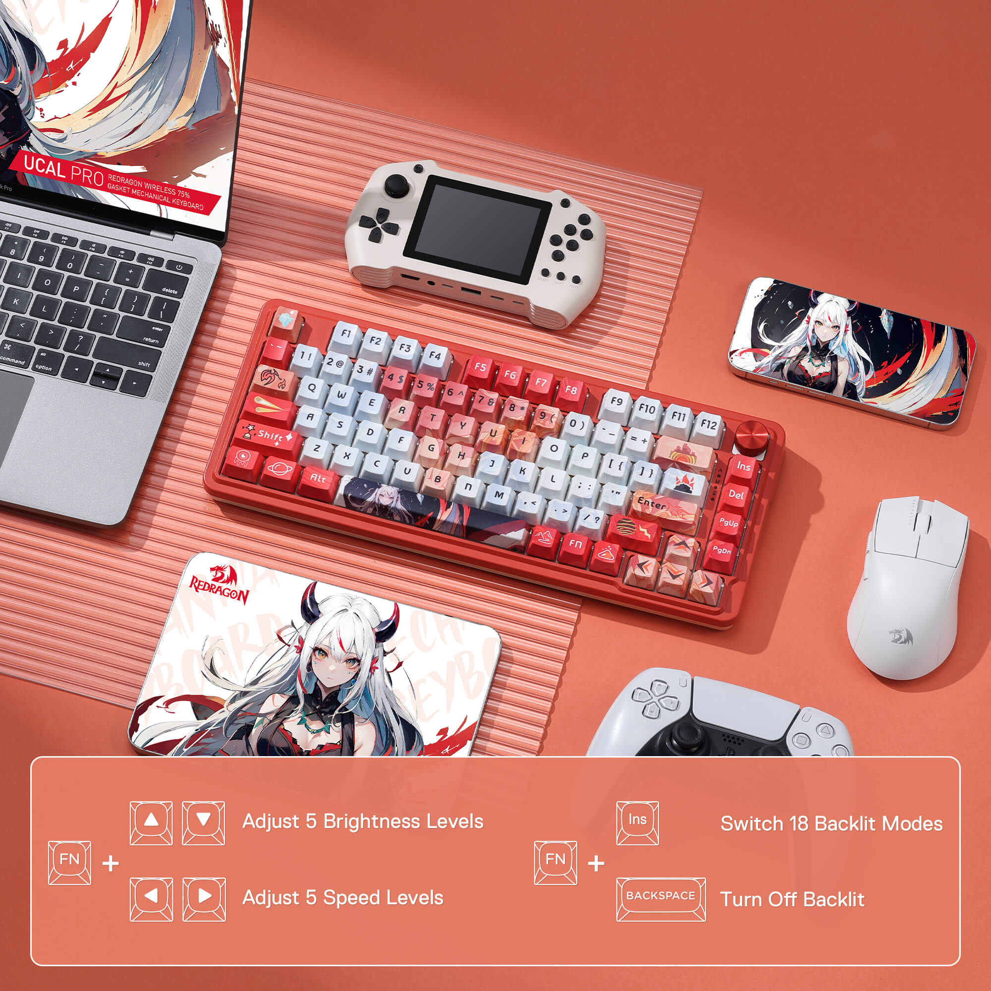 UCAL K673 PRO Anime Keyboard - Image 4