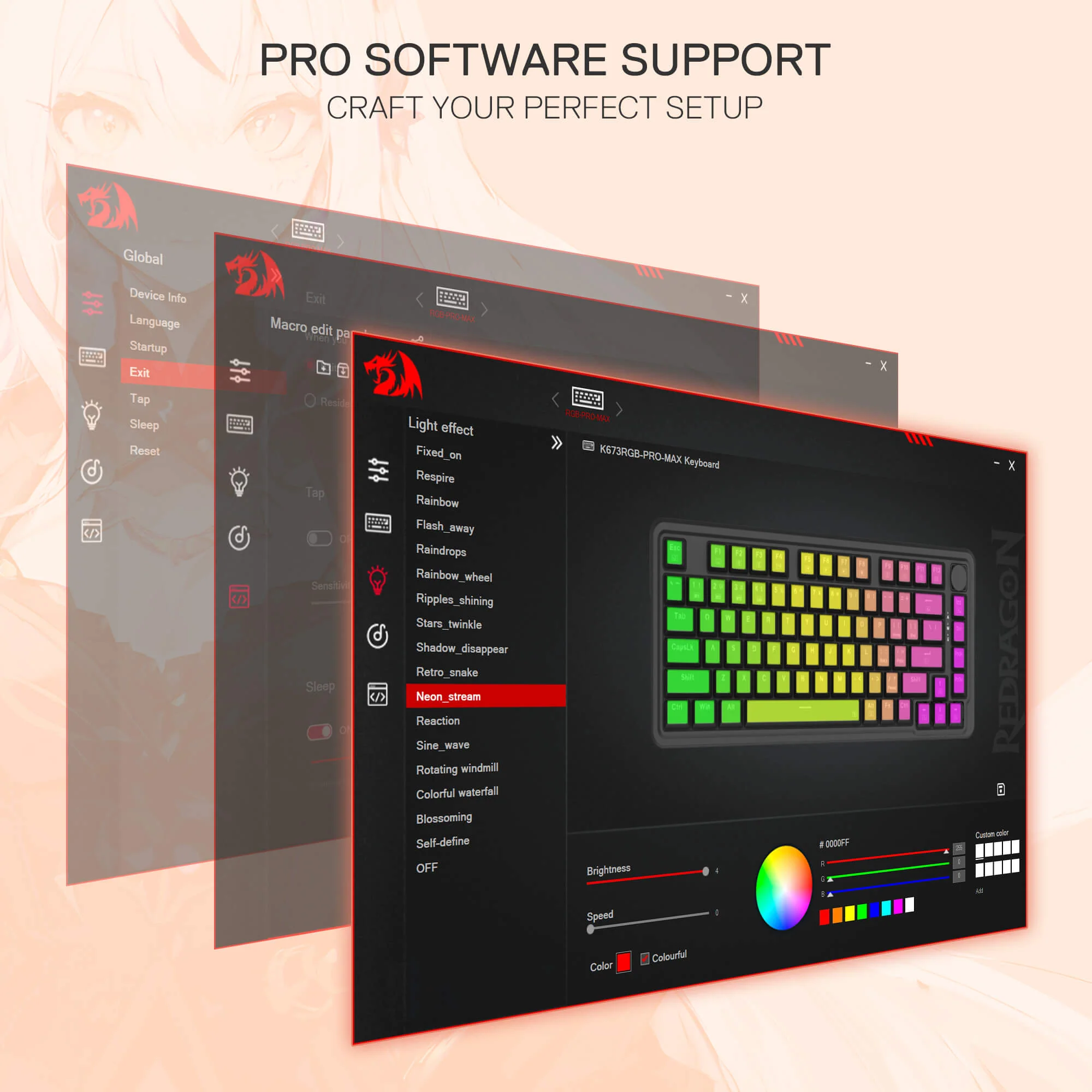 UCAL K673 PRO Anime Keyboard - Image 7