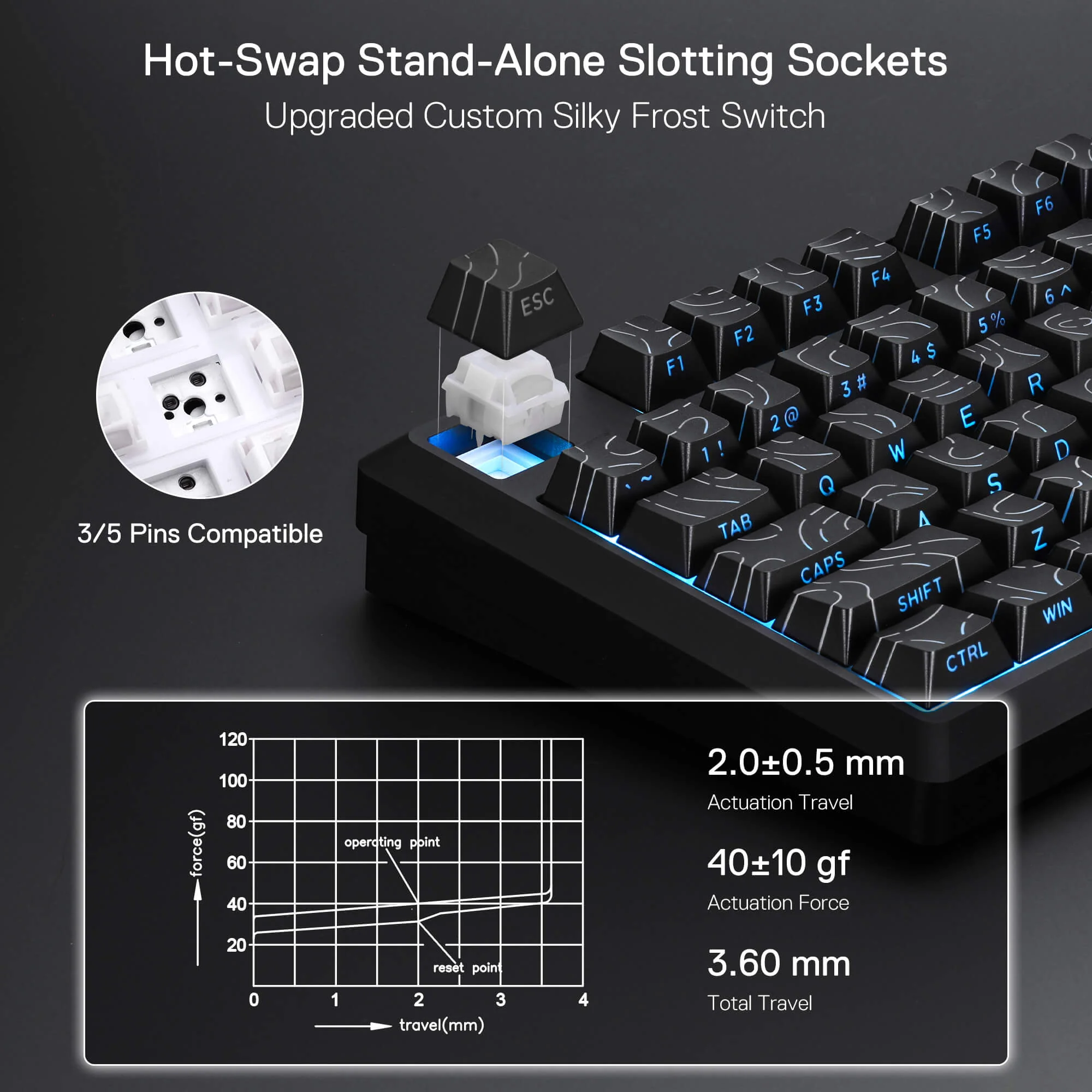 URANUS K737 PRO (Side Printed PBT Keycaps) - Image 8