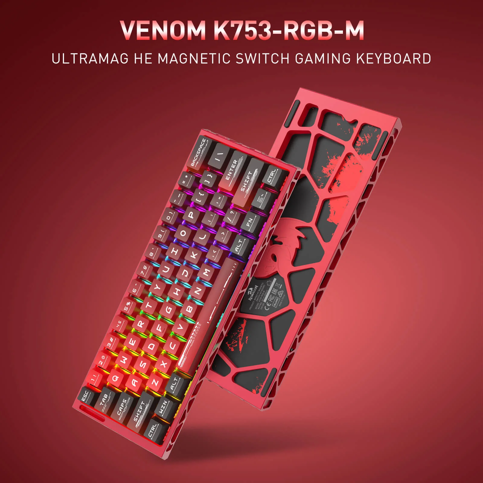 VENOM K753 HE Rapid Trigger Gaming Keyboard - Image 8