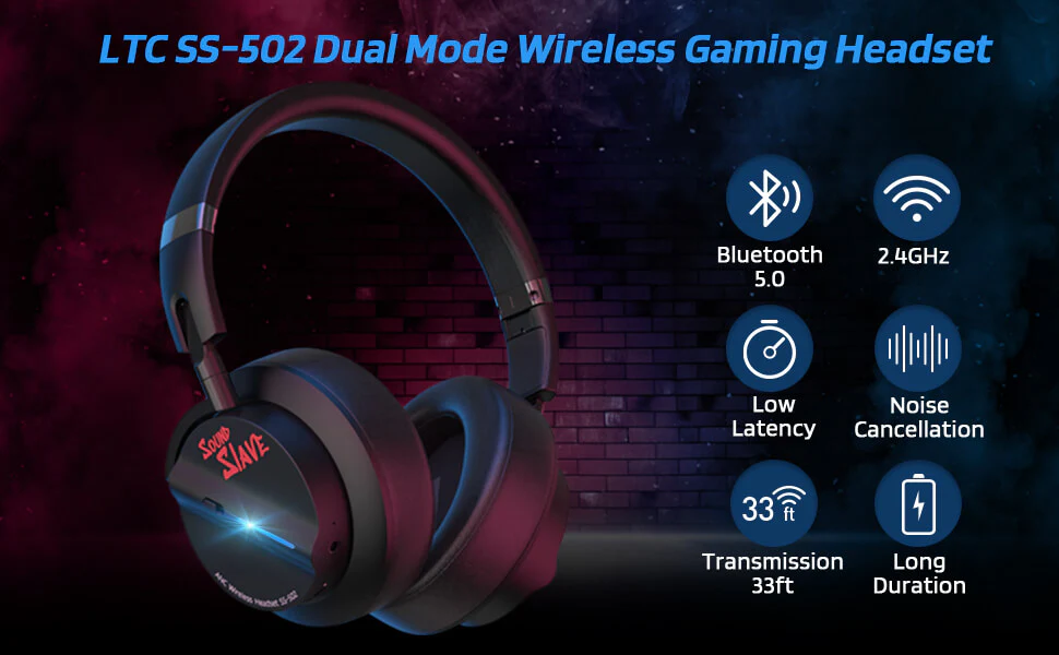 Redragon x LTC 2.4GHz/BT Wireless Headphones with Mic - Image 14
