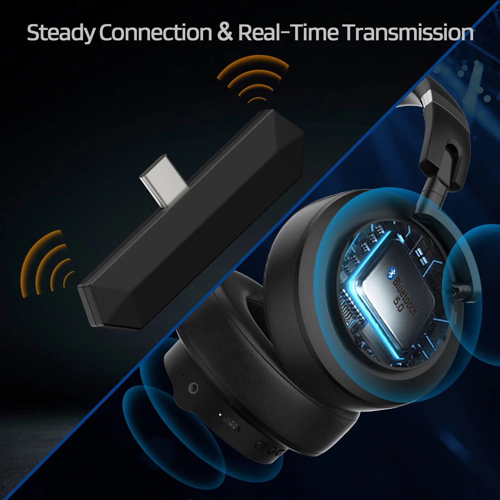 Redragon x LTC 2.4GHz/BT Wireless Headphones with Mic - Image 8